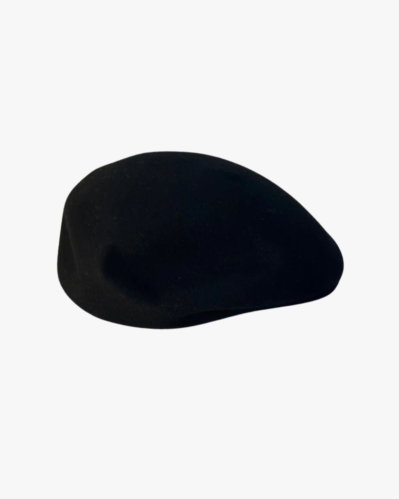 Black Wool Coppola Hat