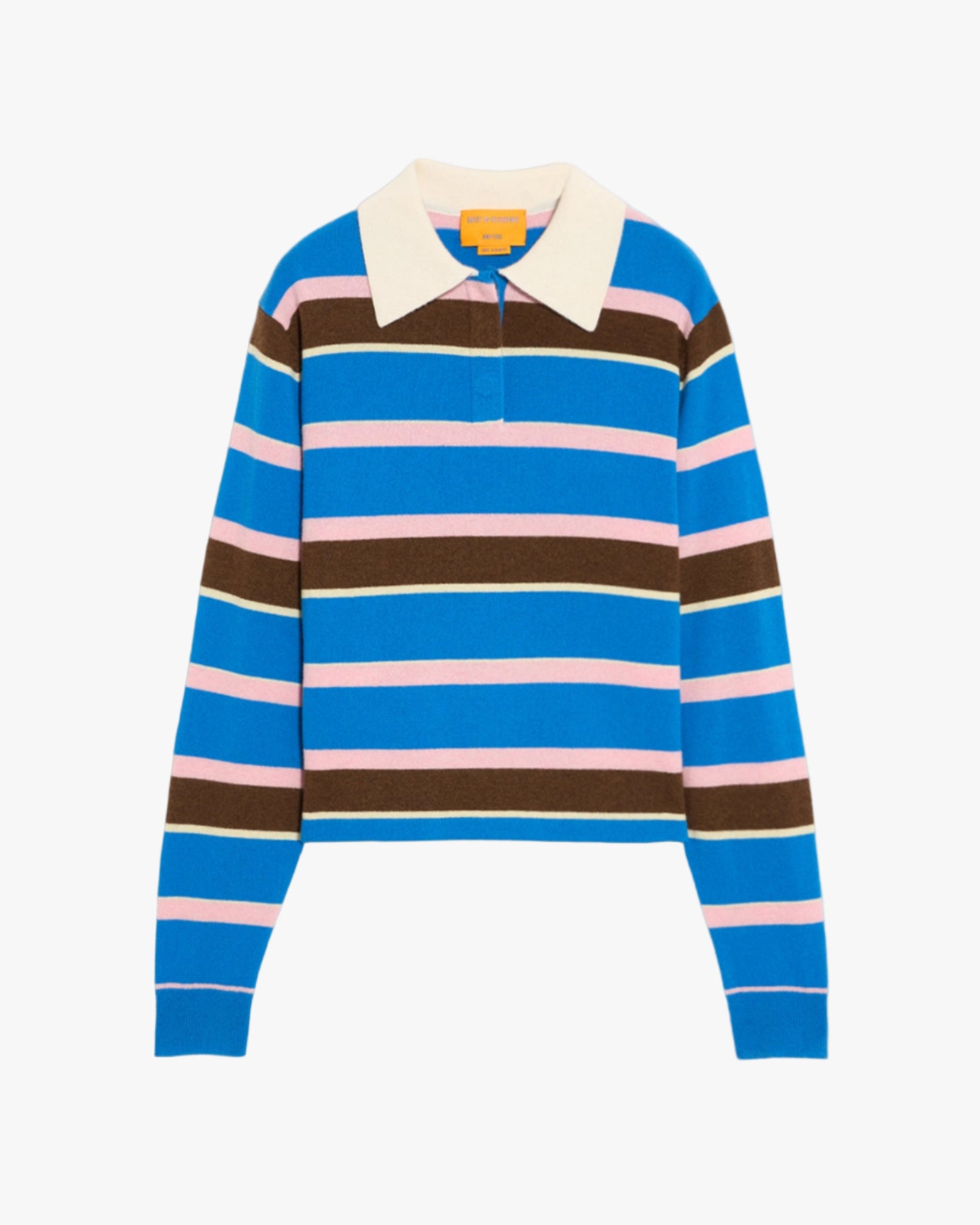 Cropped Stripe Rugby Top Twilight Combo