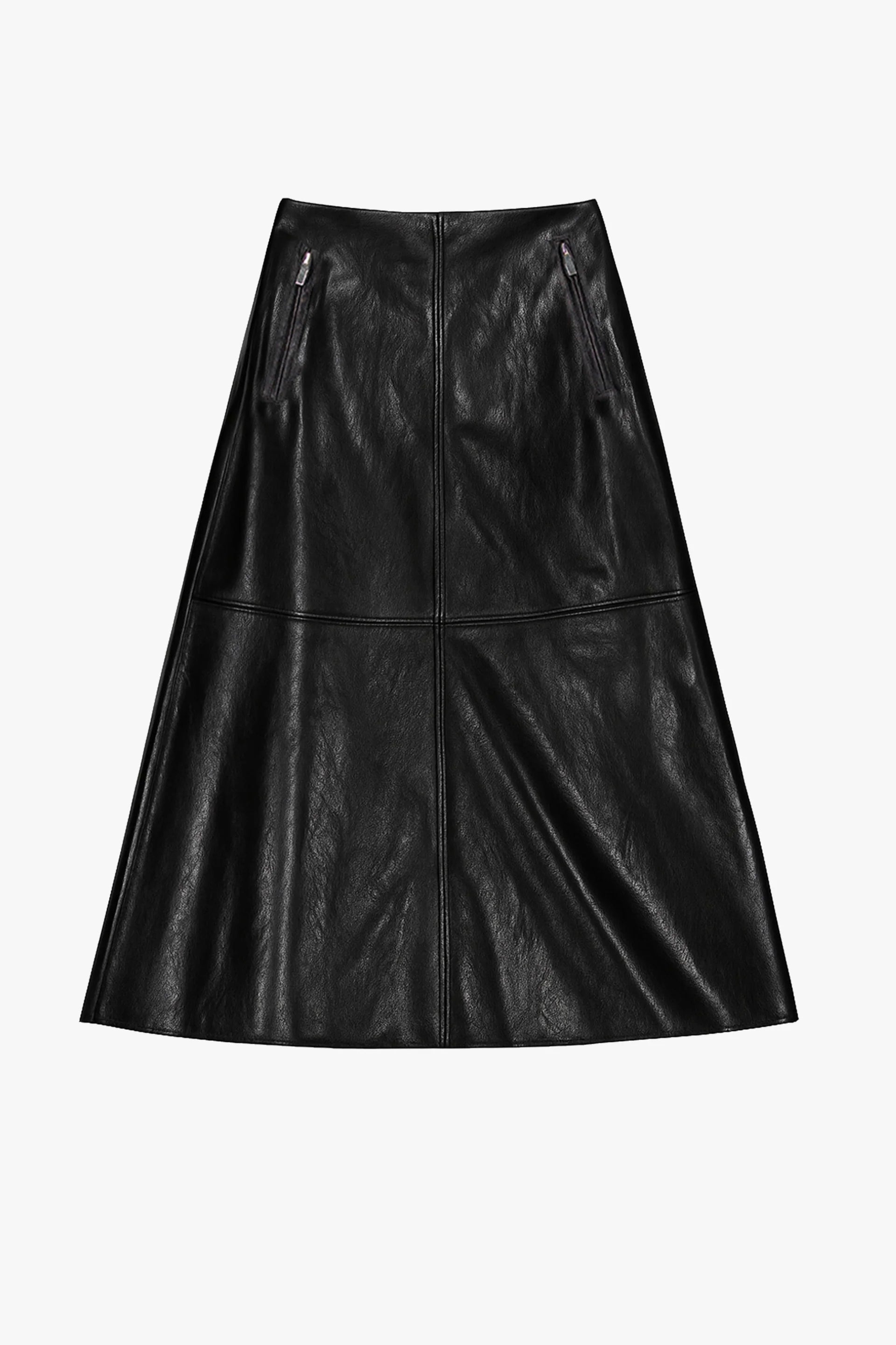 Faux Leather Skirt