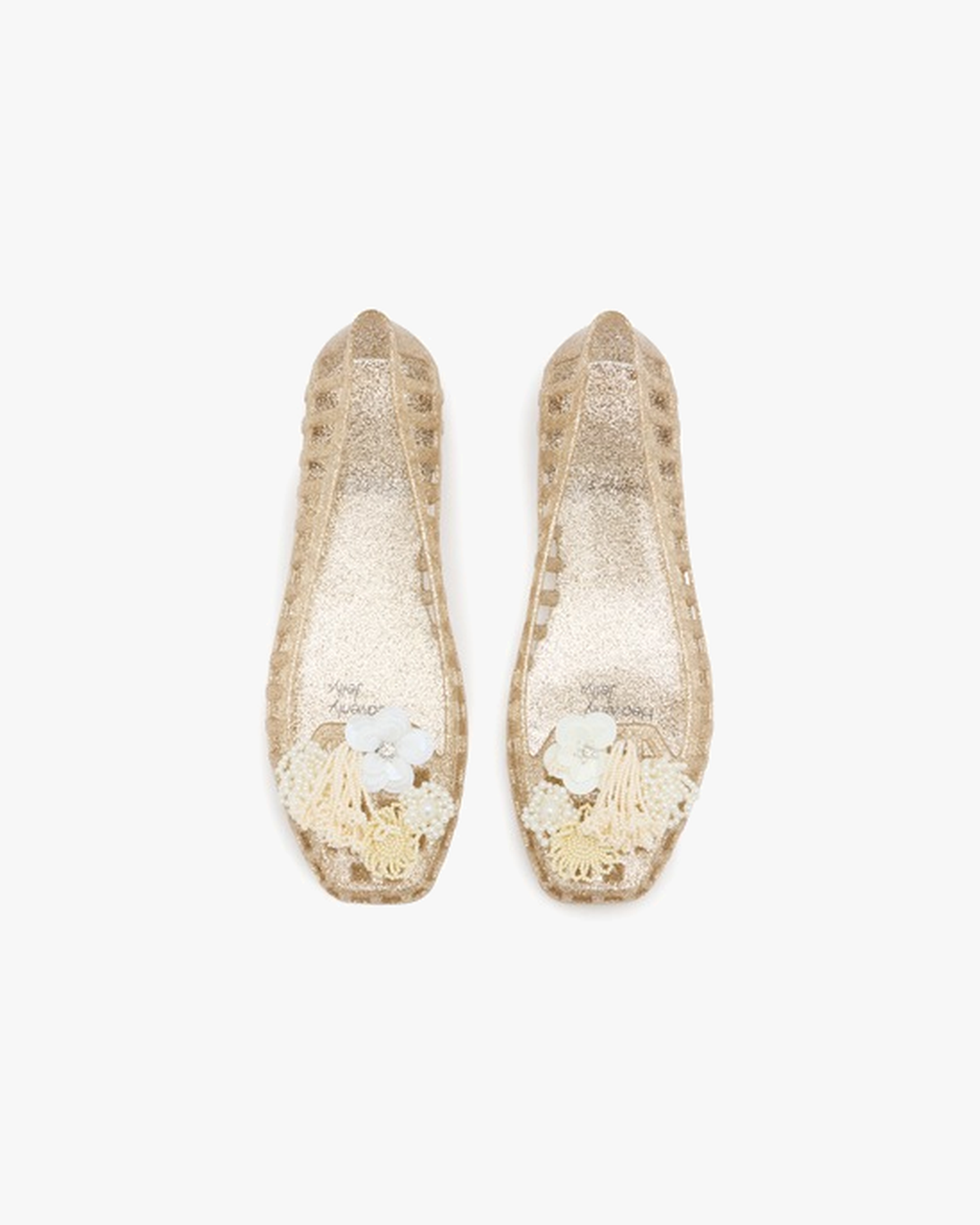 Ballerina Flats Dazzla Gold
