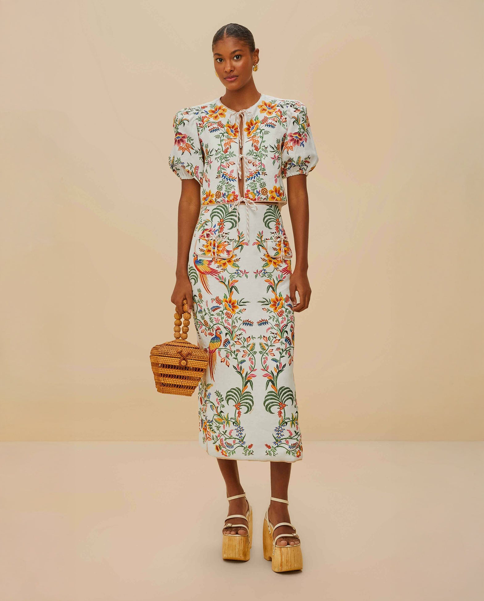 Forest Scarves Blouse