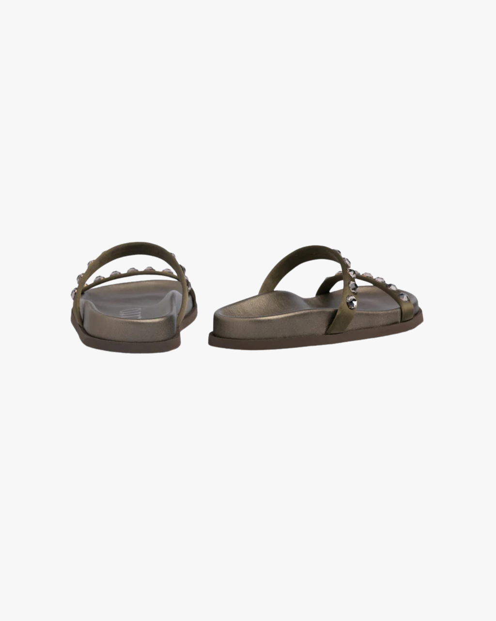 Doyel Sandal In Satin Embellished With Crystal