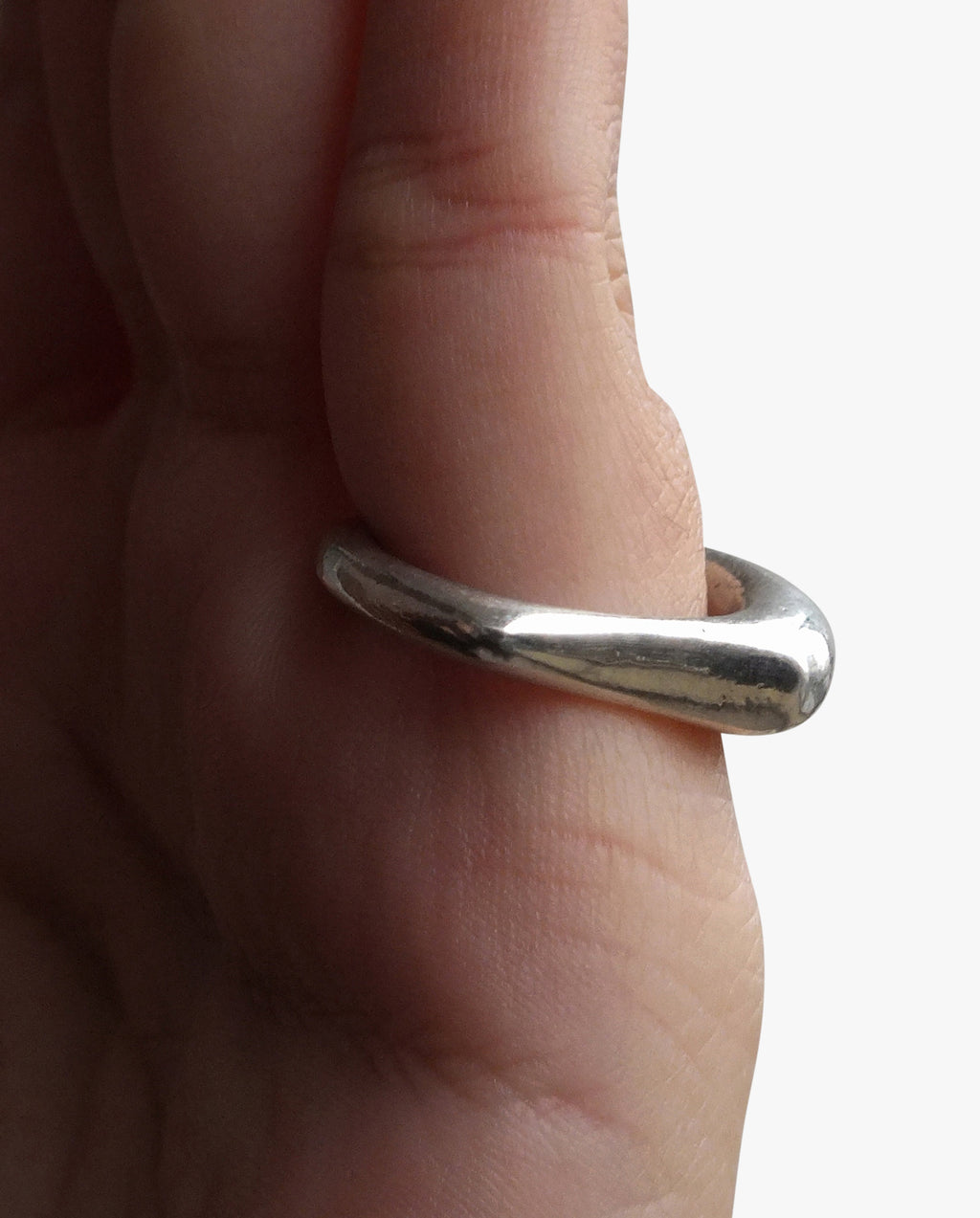 Blockwave Ring Silver