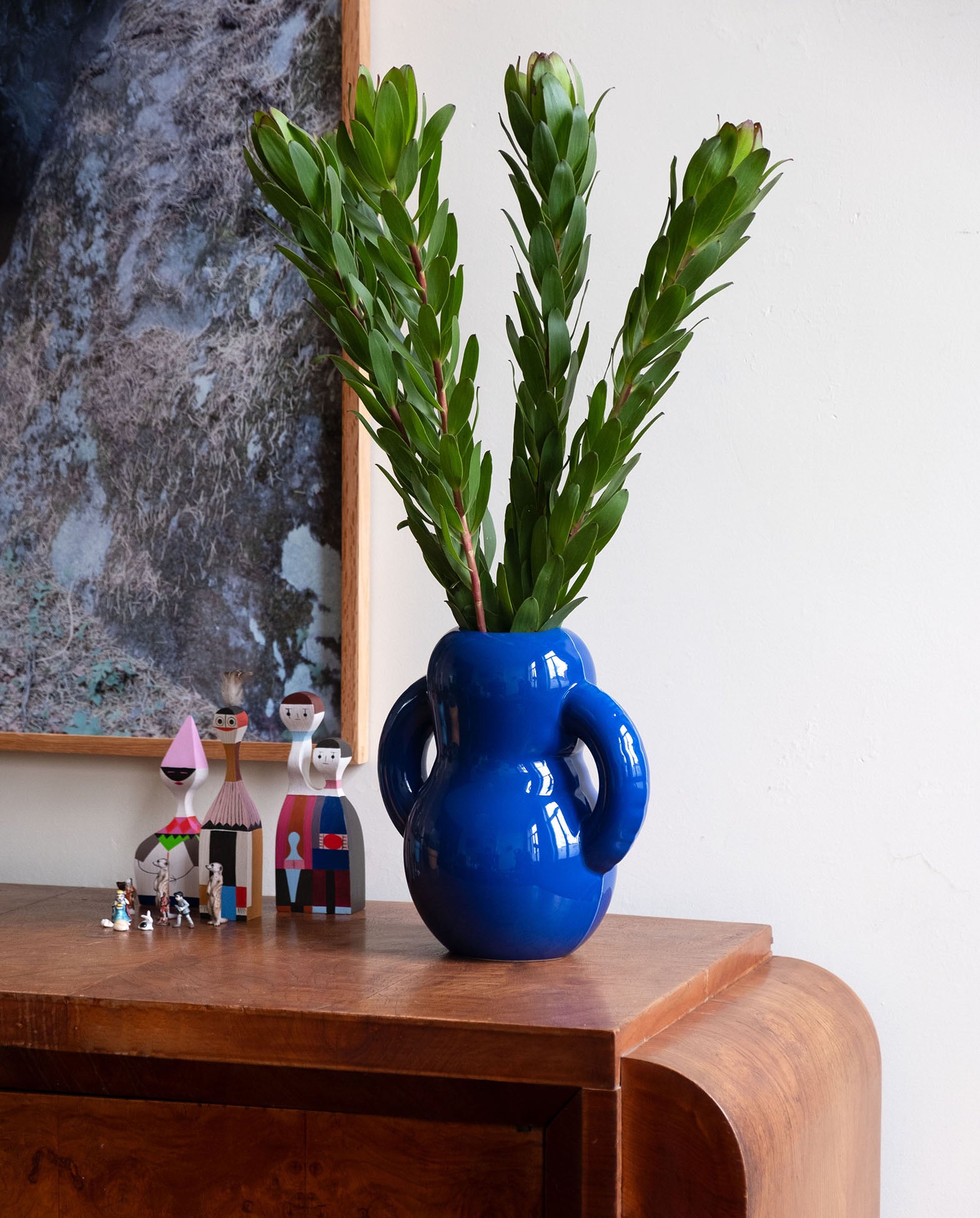 Oscar Vase Indigo