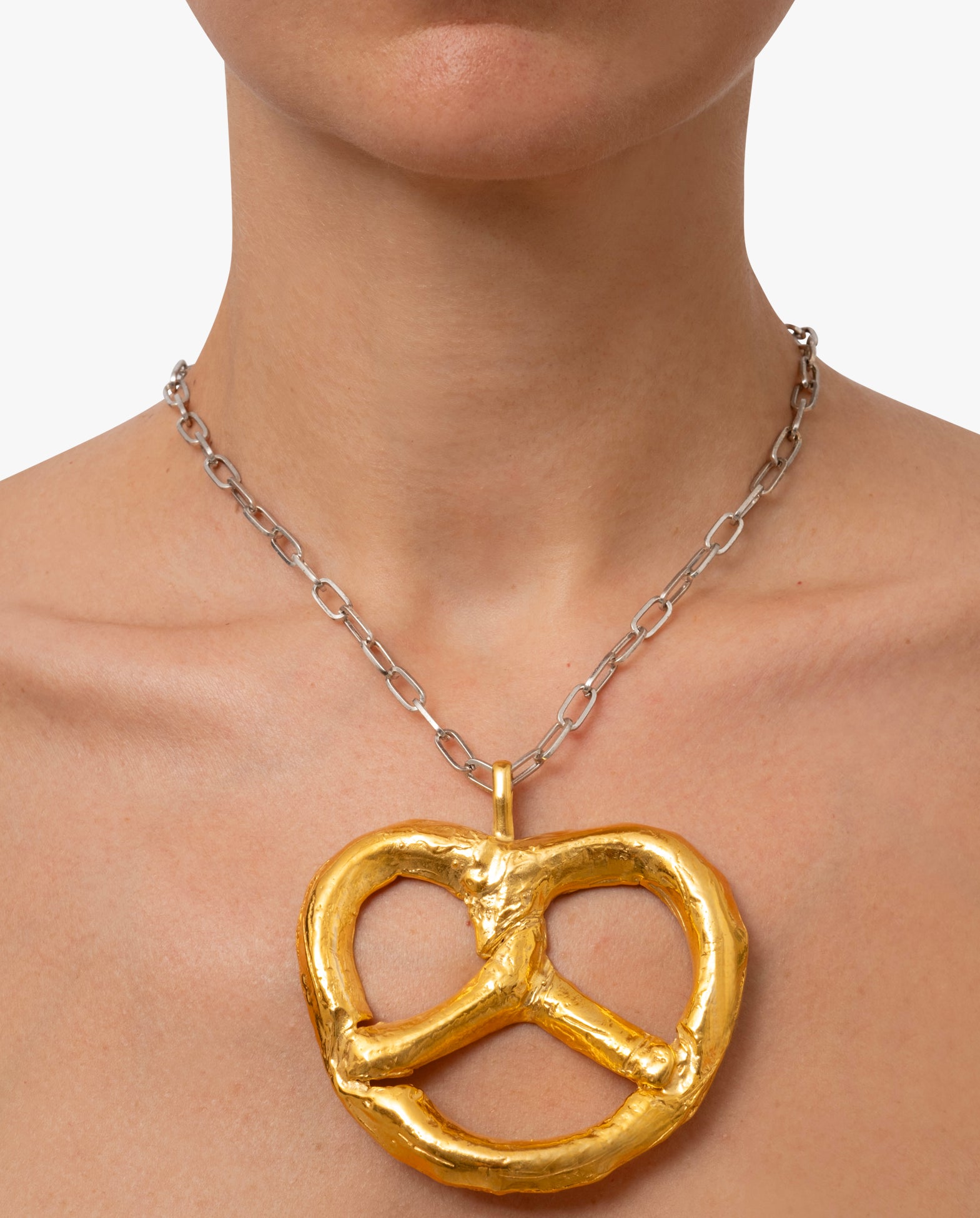 Pretzel Chunky Necklace