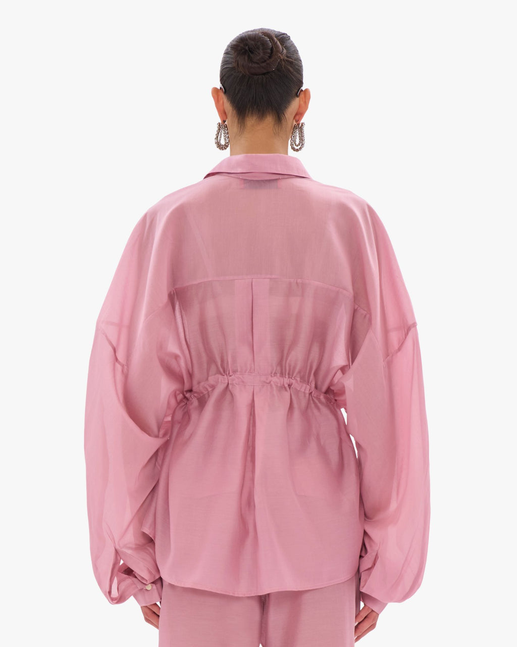 Dalida Antique Pink Shirt Kimono