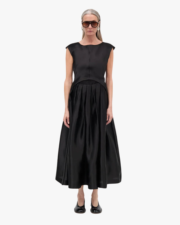 Dilia Atelier Silk Dress Black