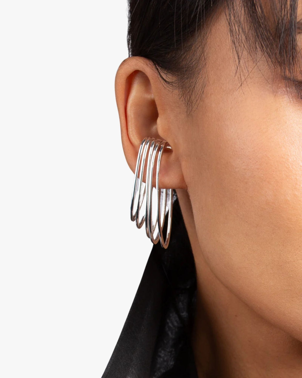 Ear Cuff La Cage Singolo Silver