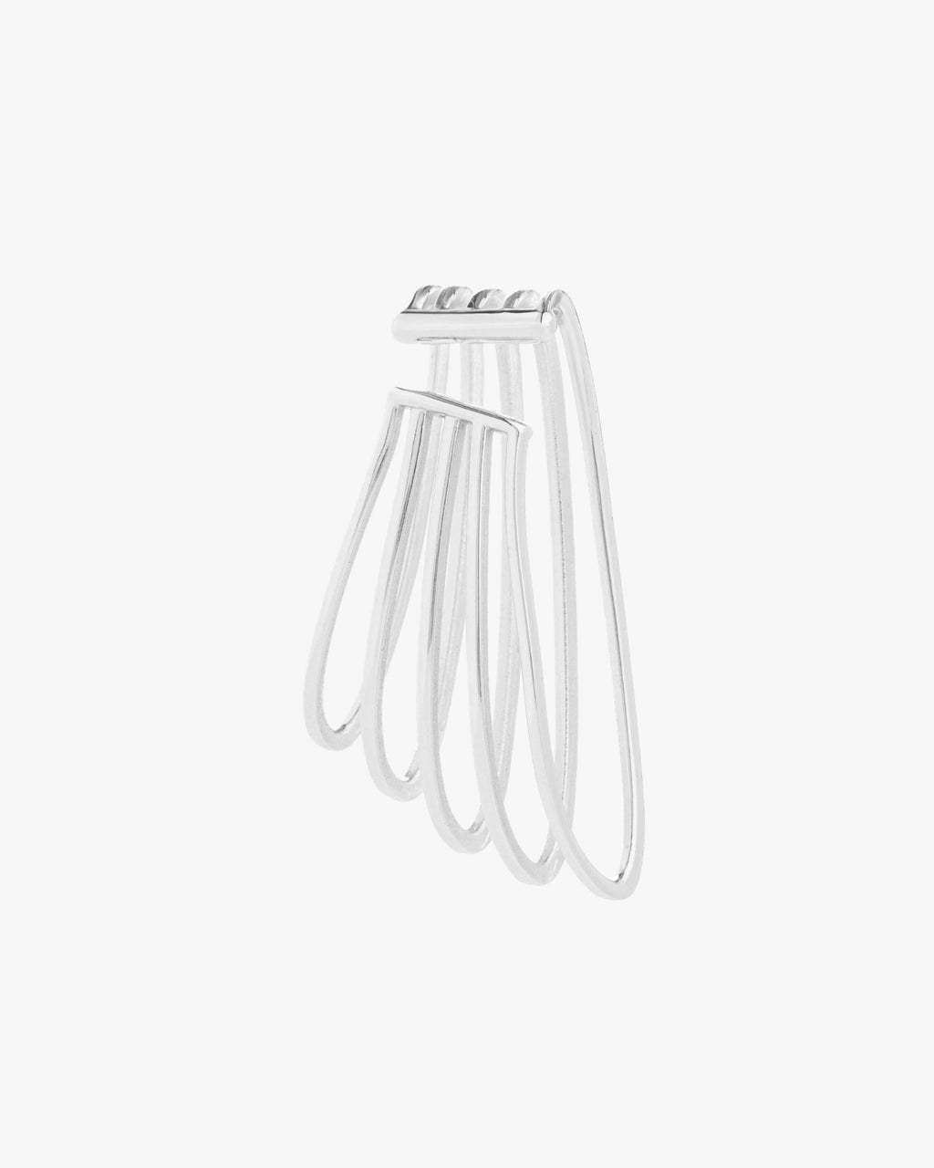 Ear Cuff La Cage Singolo Silver
