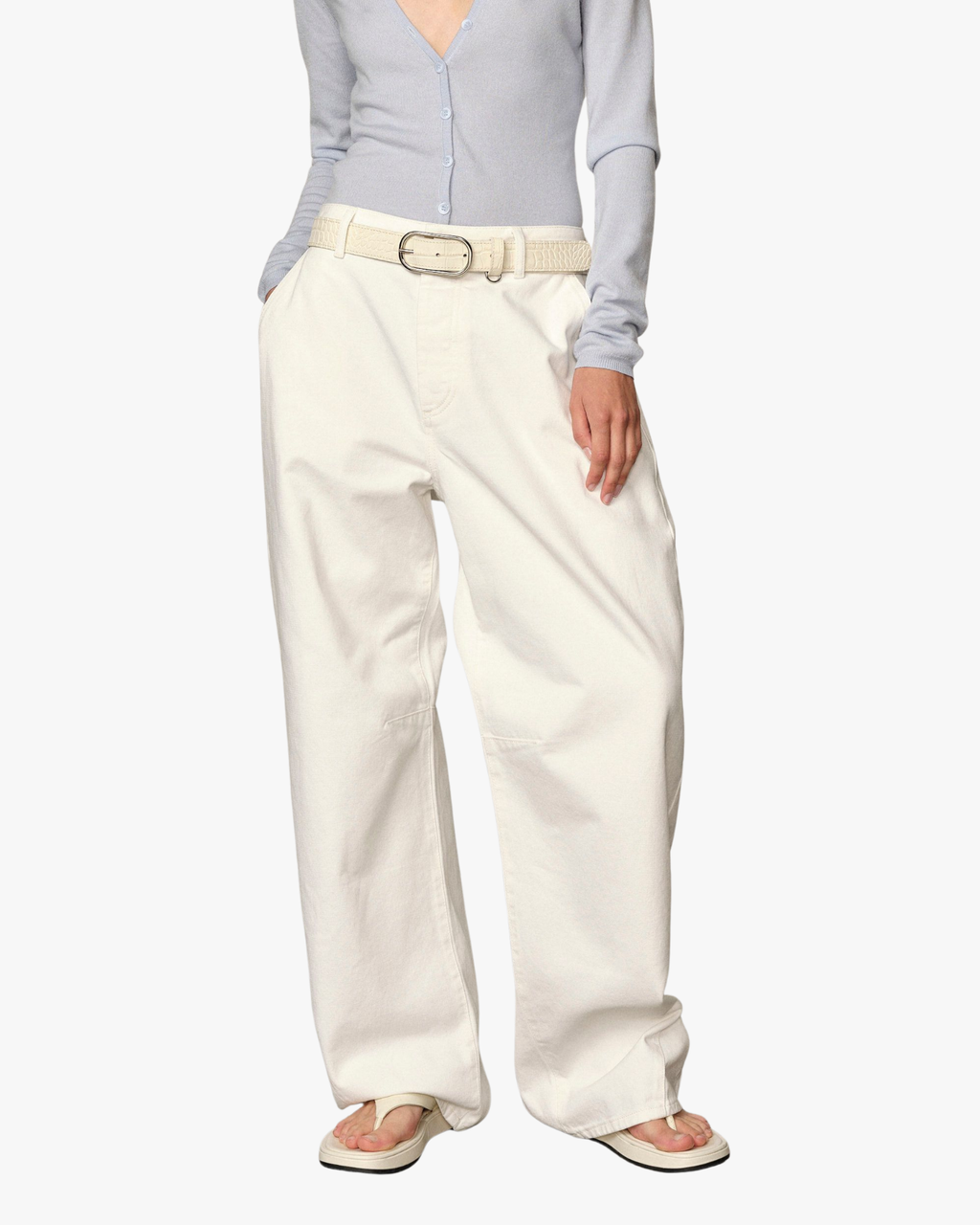 Esme Relaxed Jeans Off White