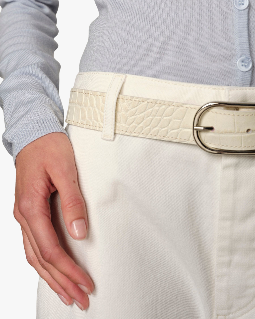 Esme Relaxed Jeans Off White