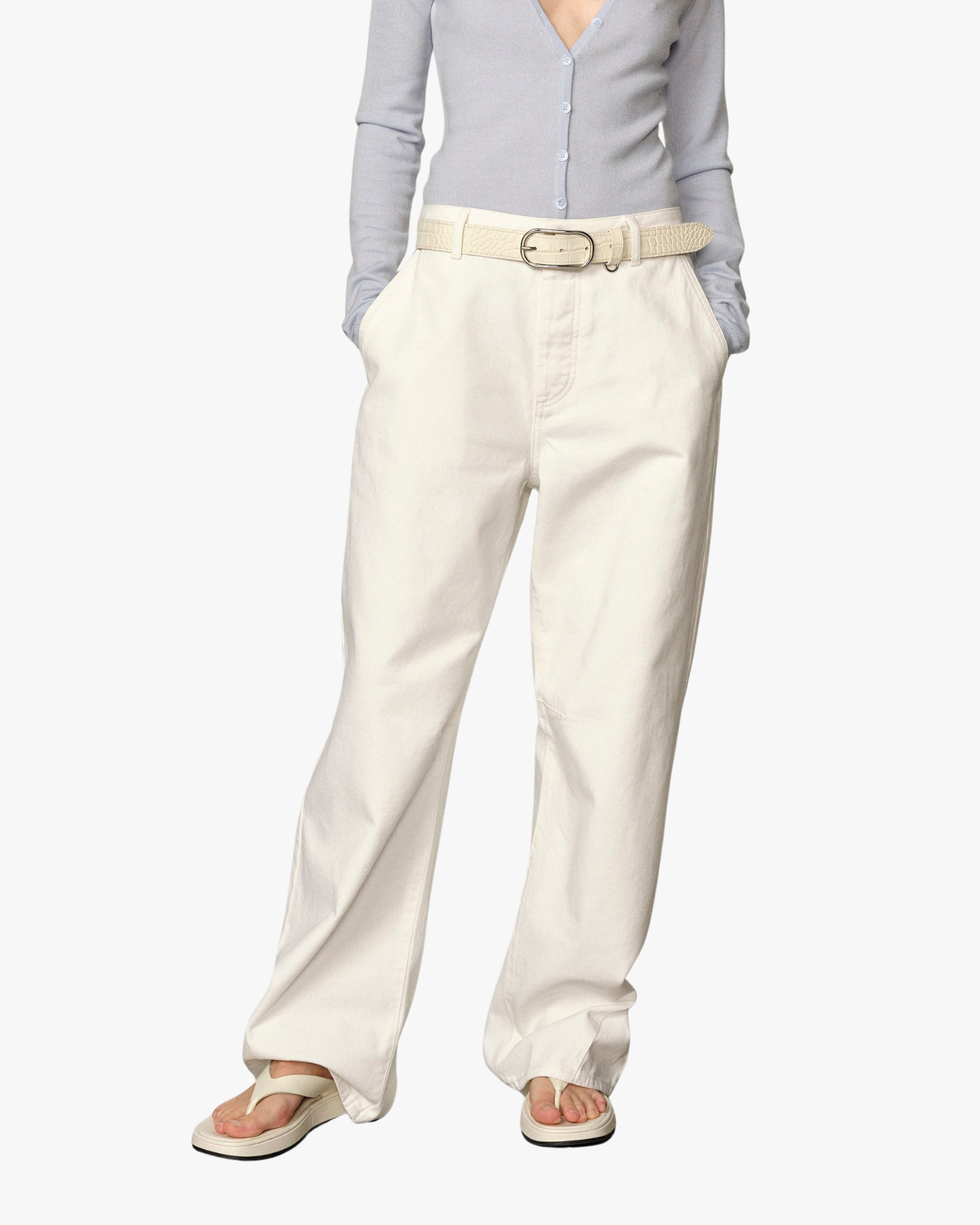 Esme Relaxed Jeans Off White