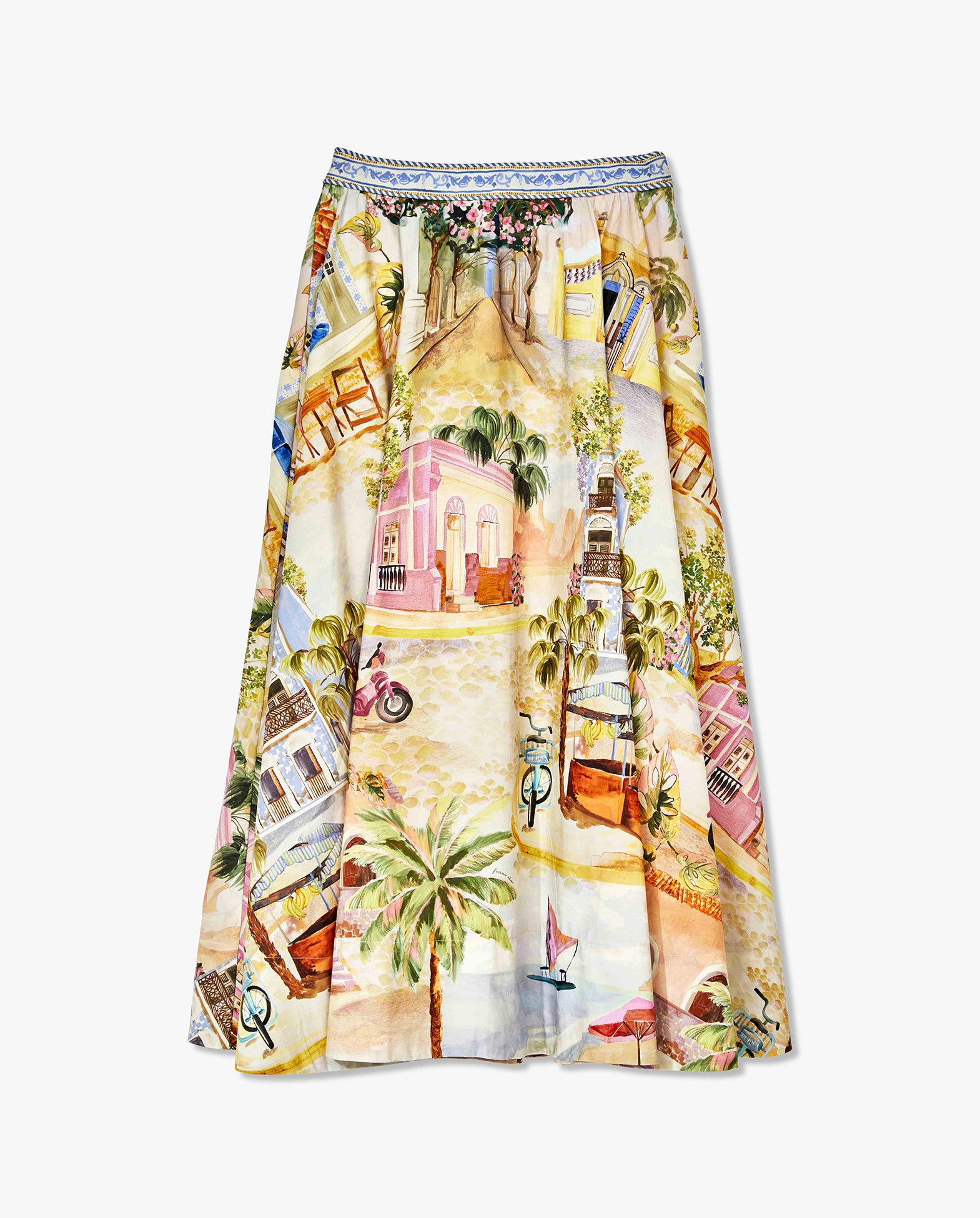 Aracati Midi Skirt