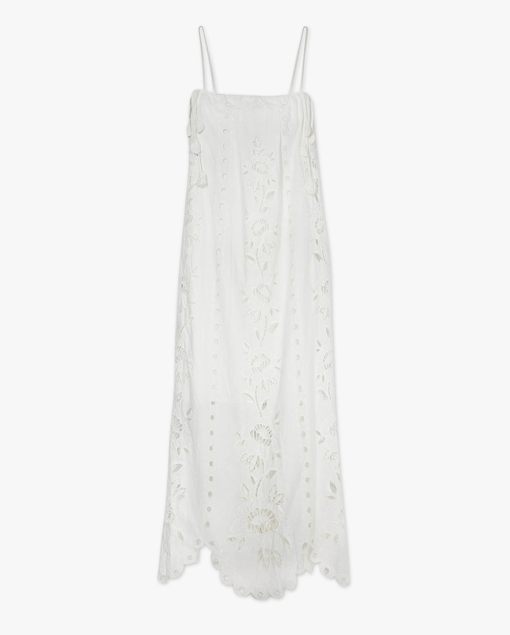 Richelieu Maxi Dress Off-White