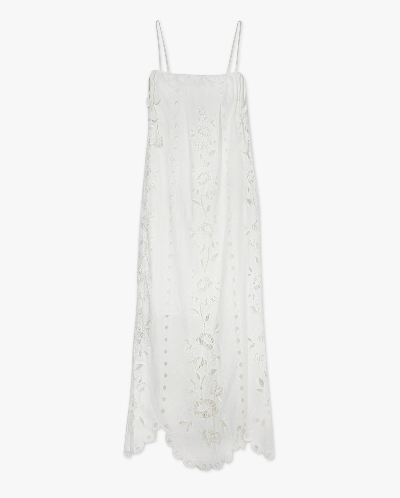 Richelieu Maxi Dress Off-White