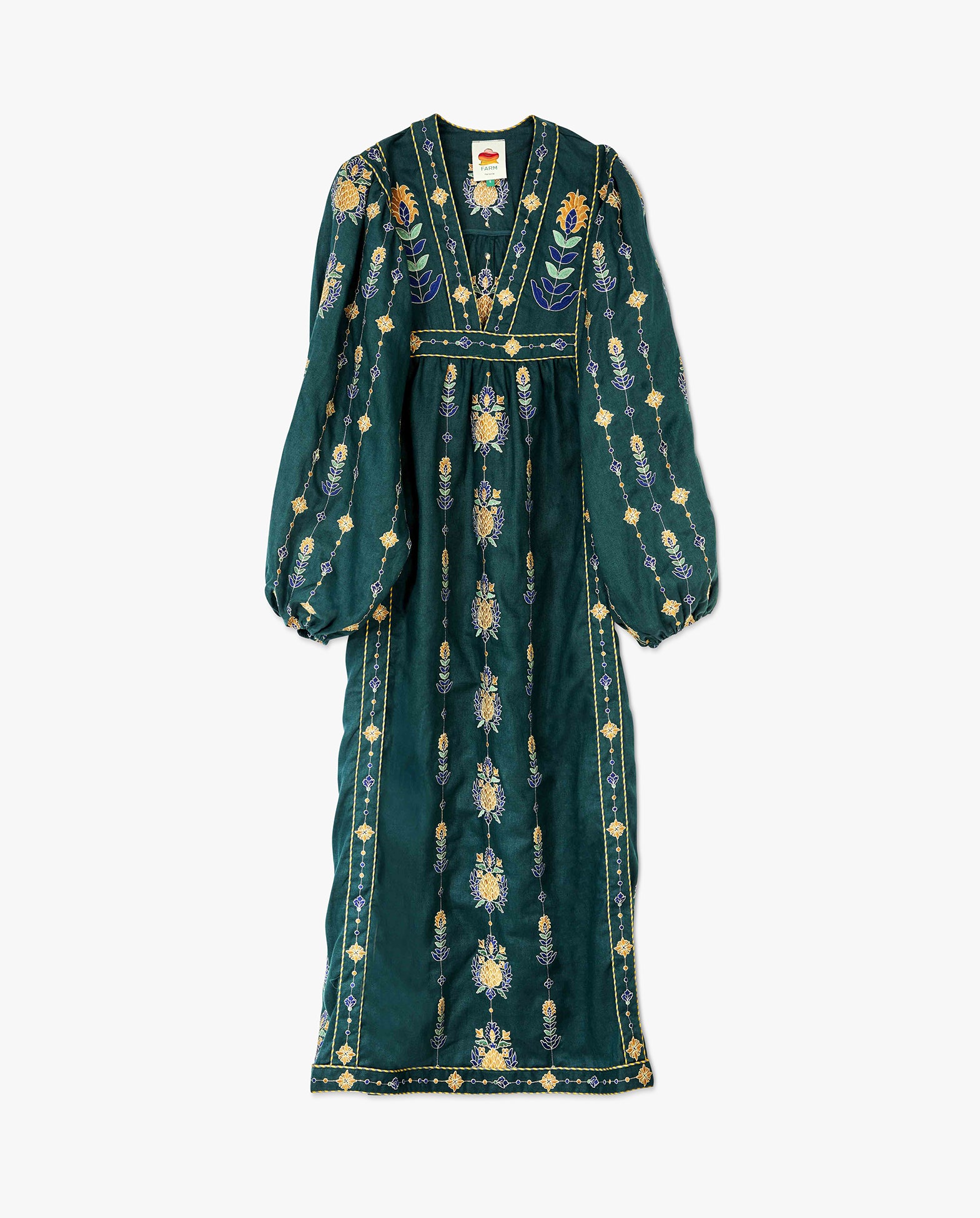 Tunic Pineapple Maxi Dress