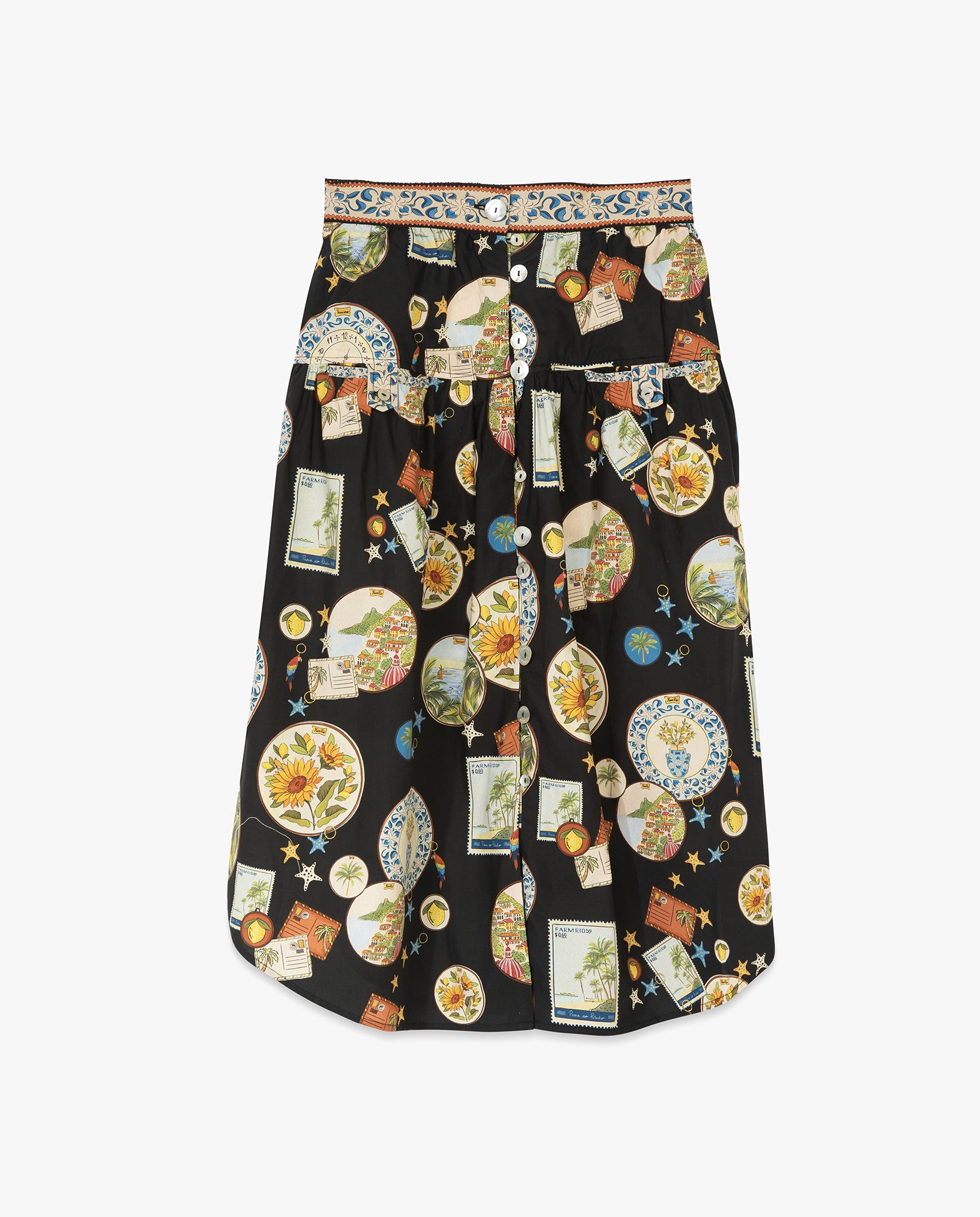 Trip Souvenir Midi Skirt