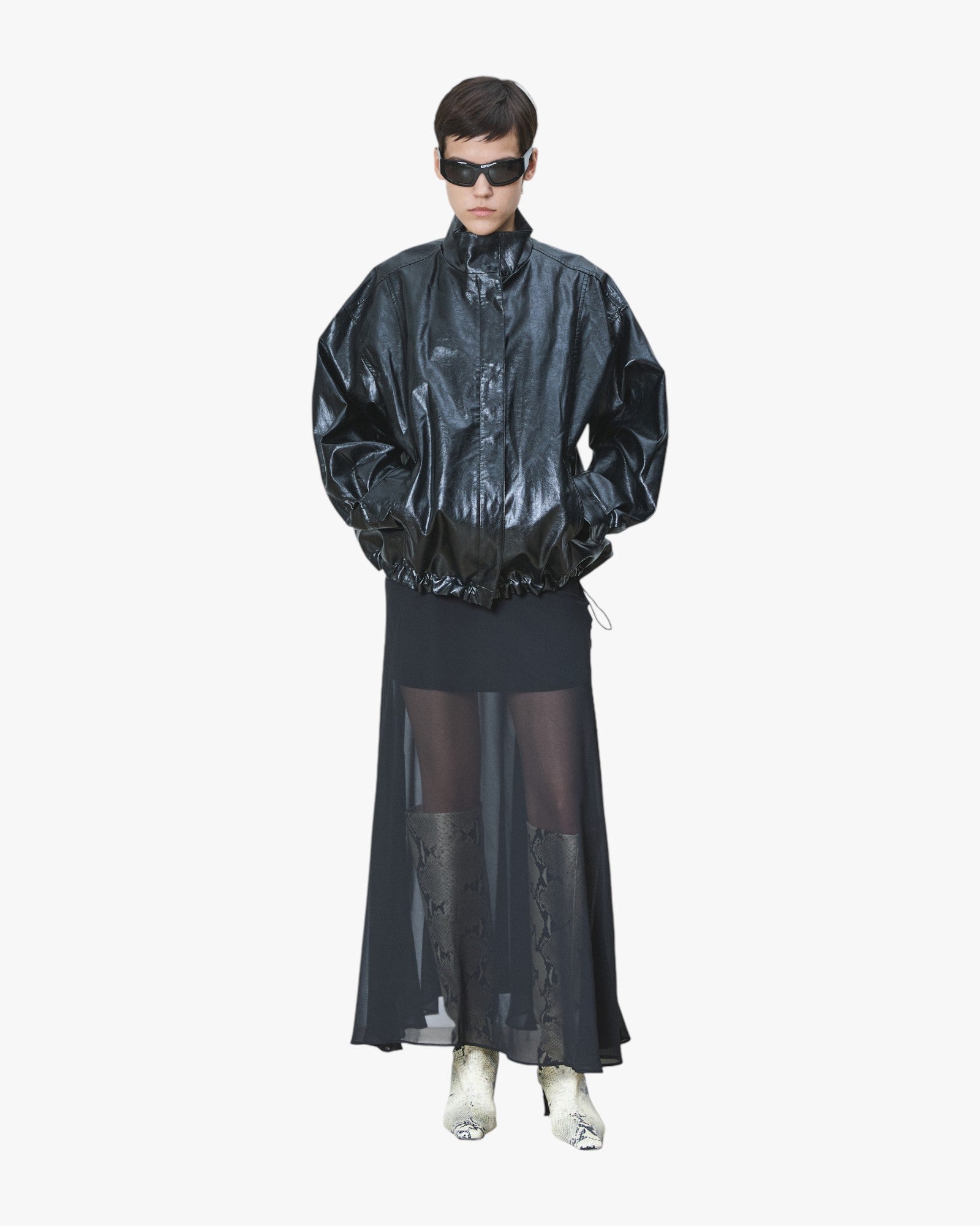 Faux-Leather Jacket