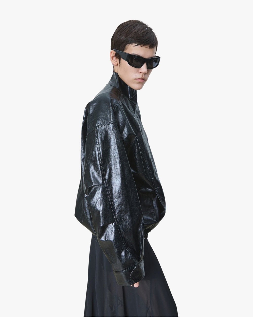 Faux-Leather Jacket