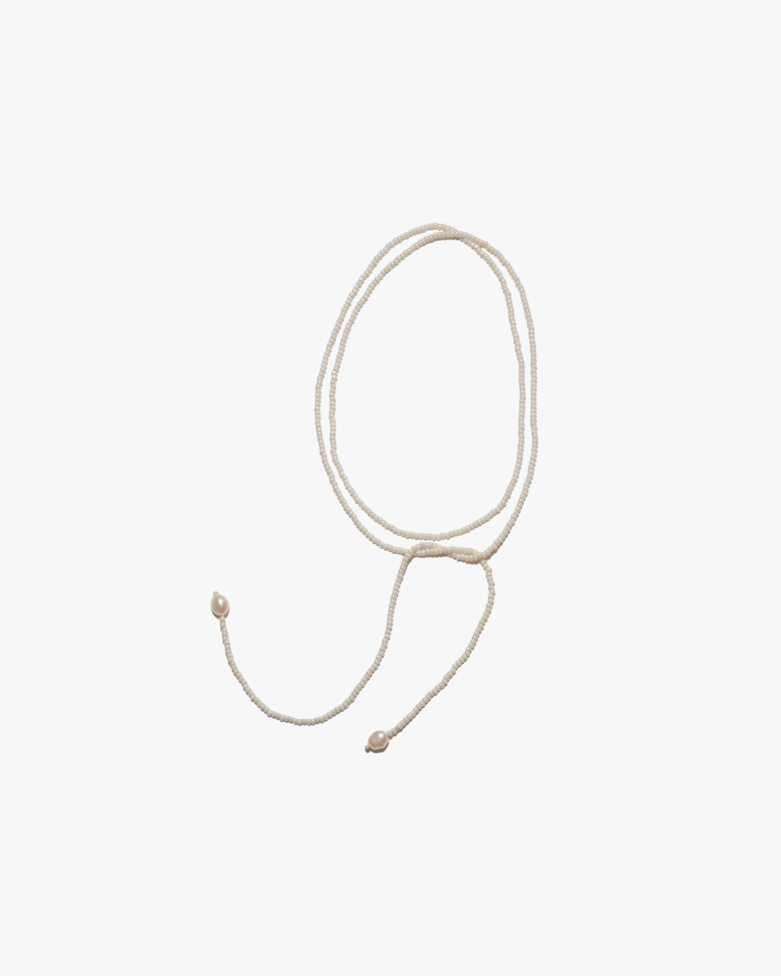 Necklace Fiocco Perlato White