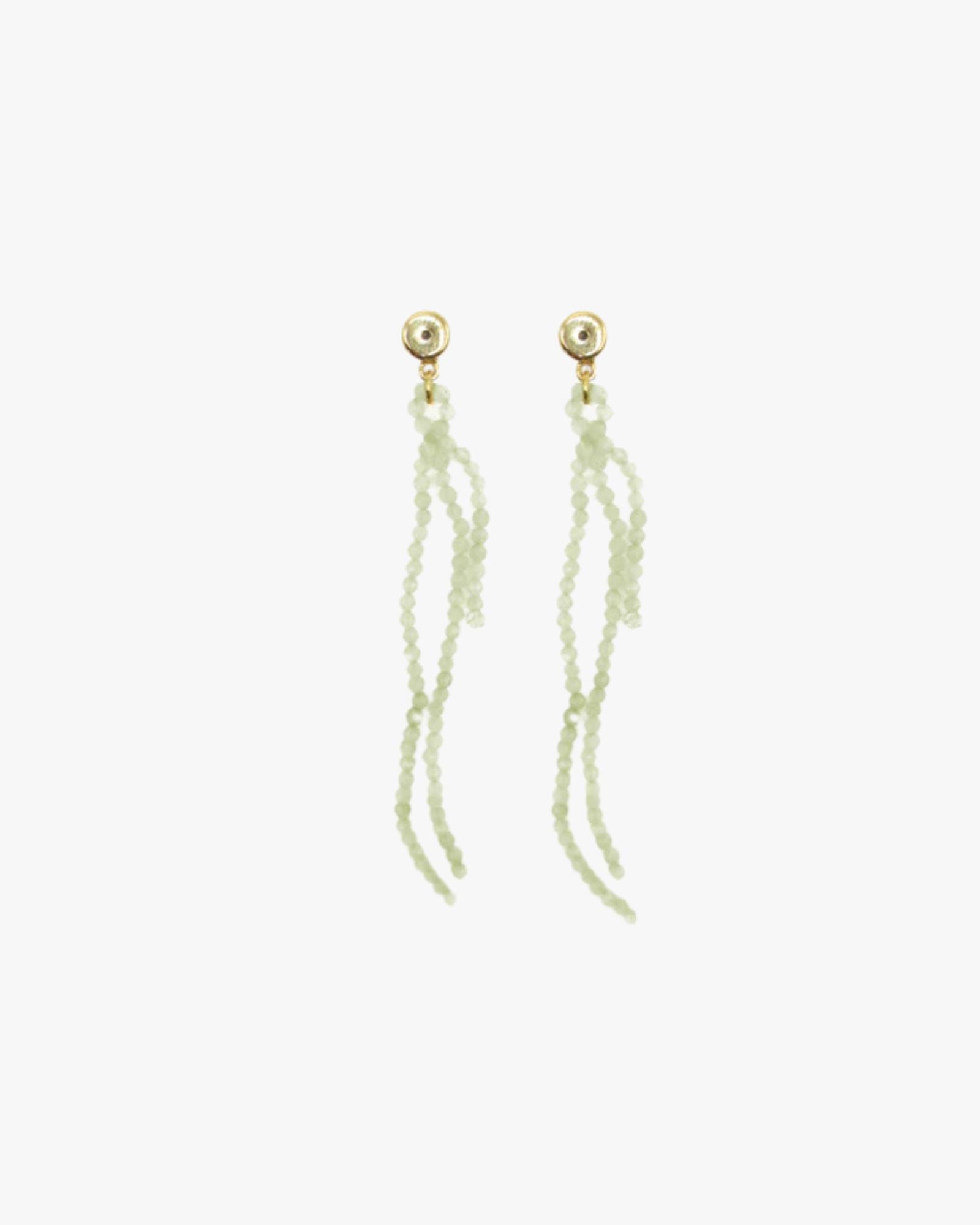 Fringed Stoppers Lime Green