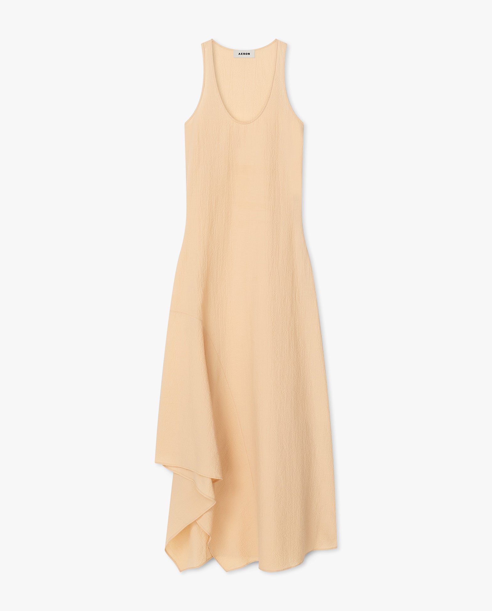 Gale Gathered Dress Parchment