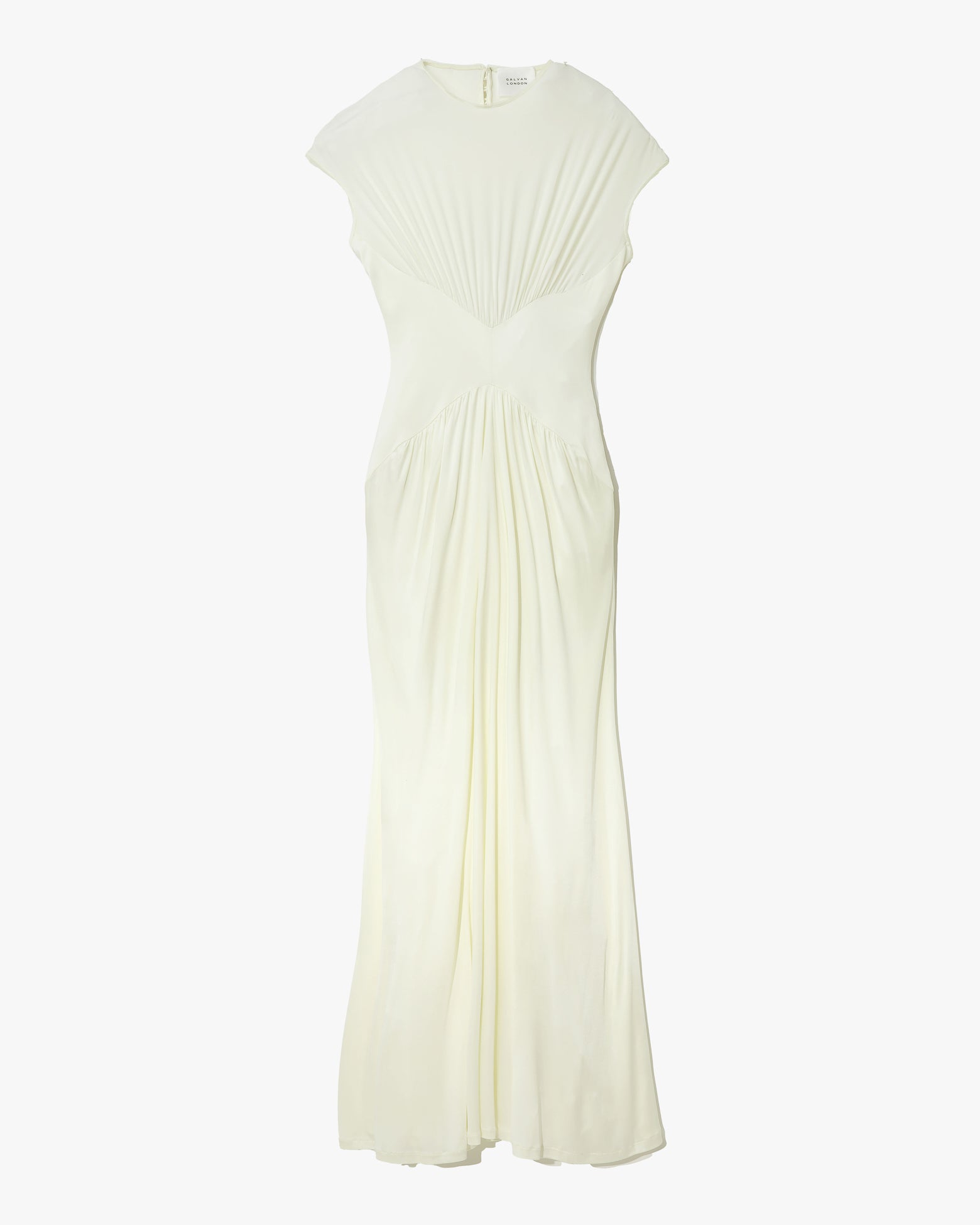Cascading Capsleeve Dress
