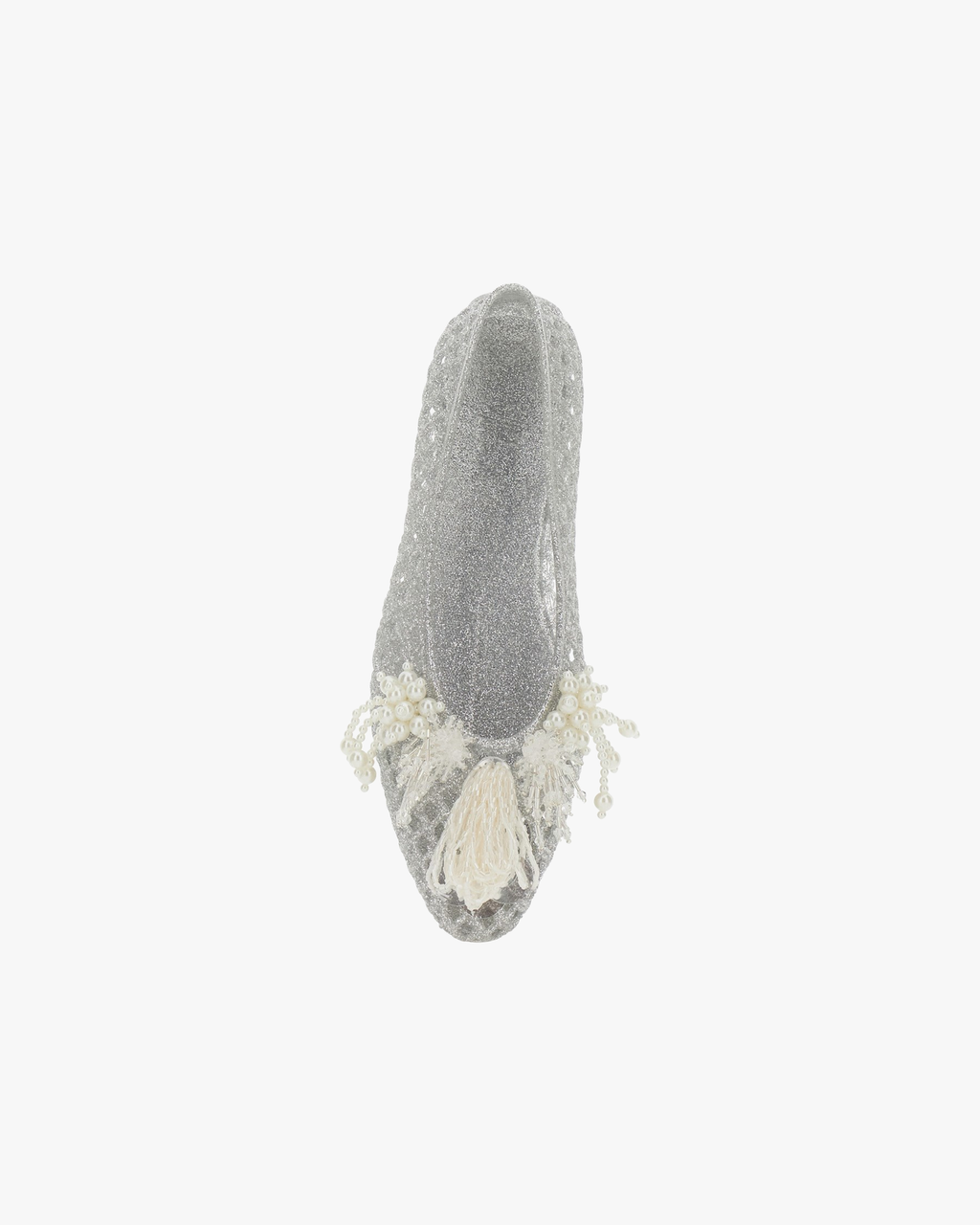 Ballerina Flats Glam Silver