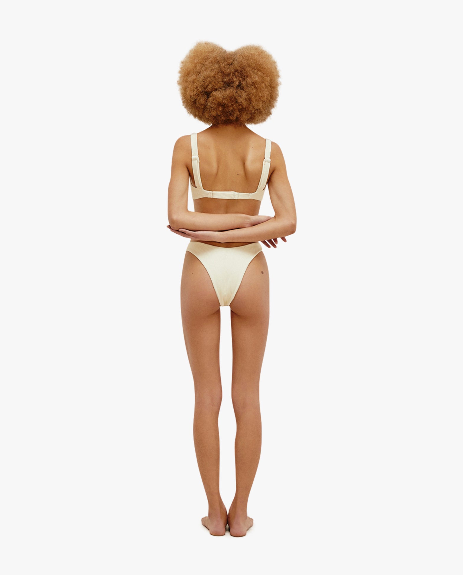 Ribbed Leila Bottom White Clay
