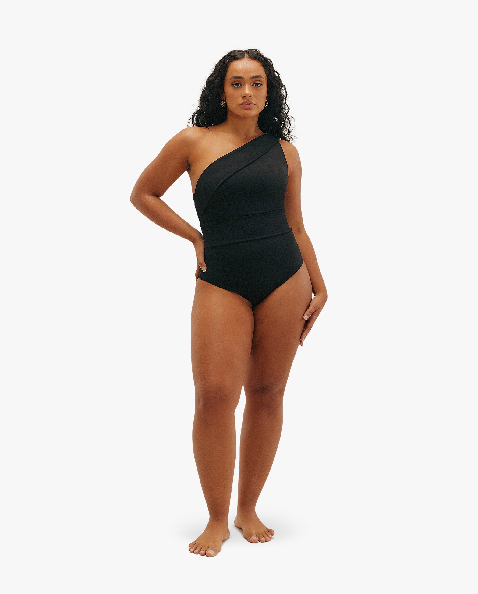 Crepe Maria Swimsuit Black