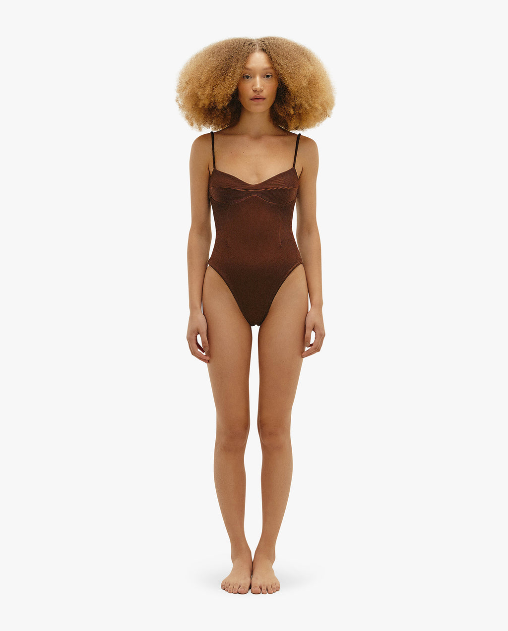 Monica Swimsuit Brauna Brown