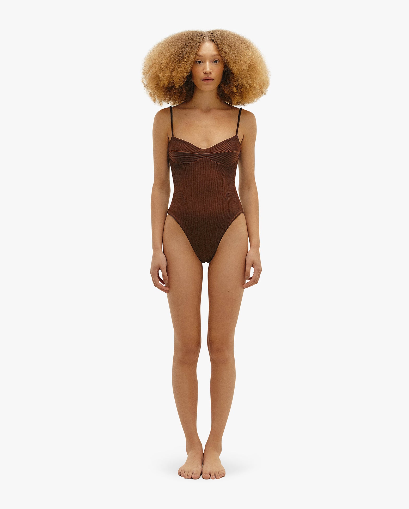 Monica Swimsuit Brauna Brown