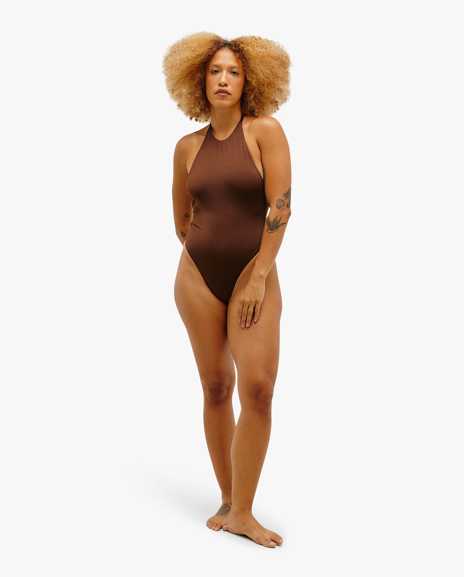 Poli Swimsuit Brauna Brown