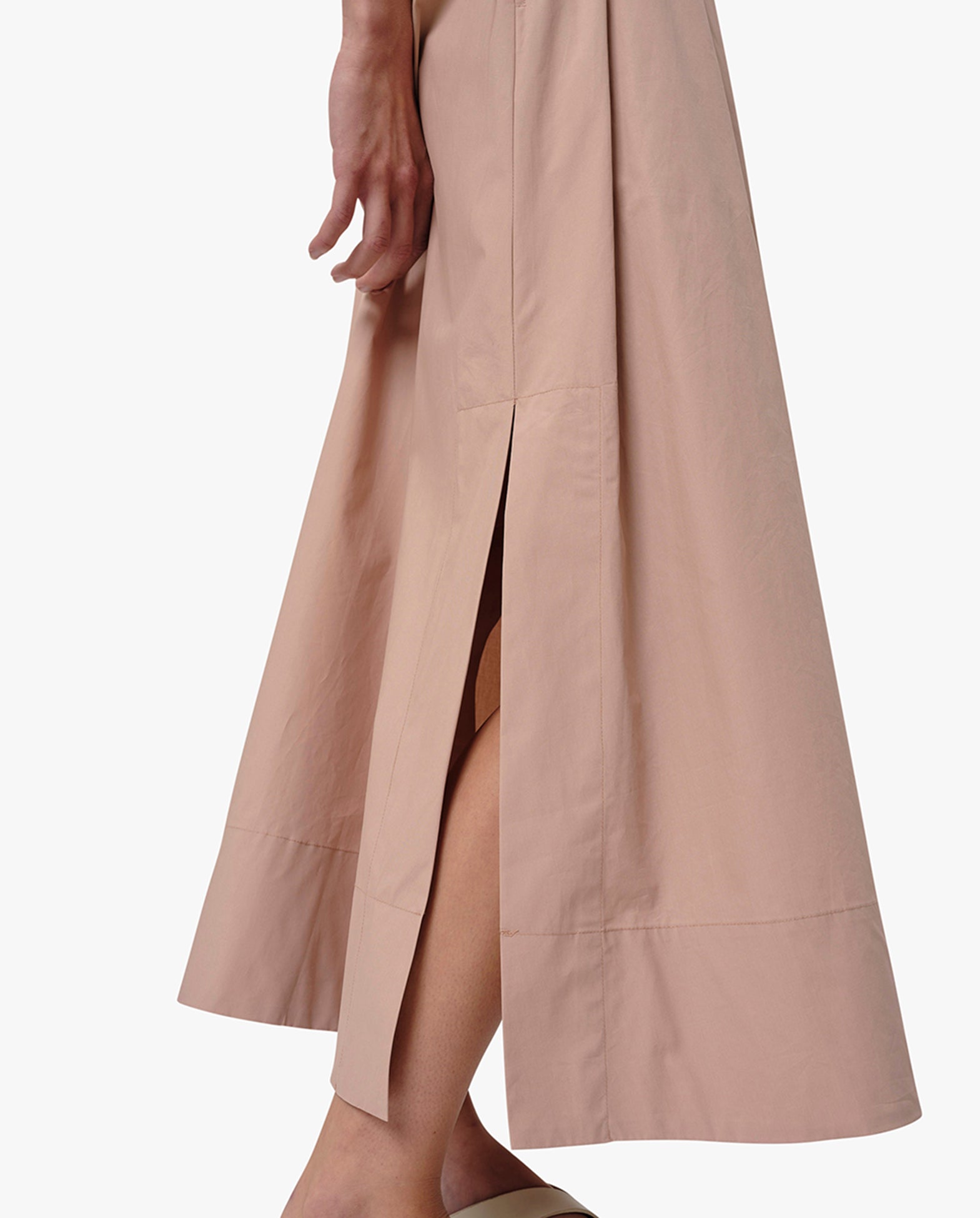 Herdis Pleated Skirt Powder