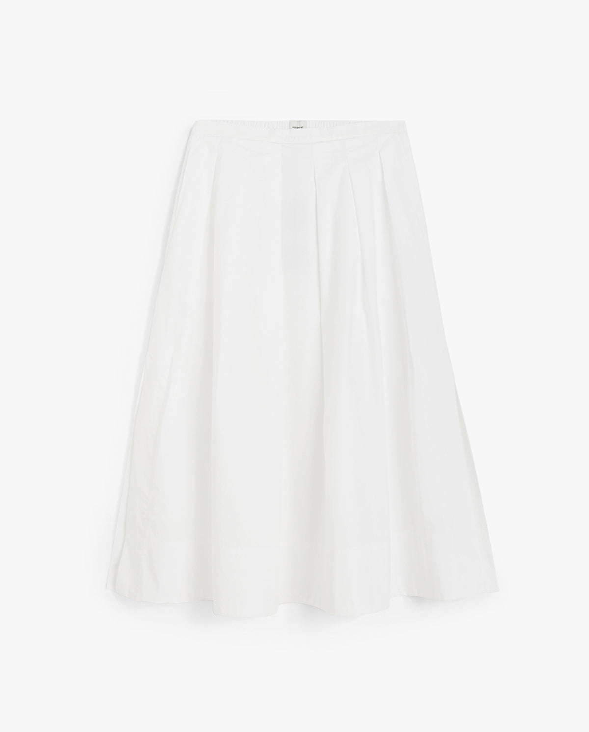 Herdis Pleated Skirt White