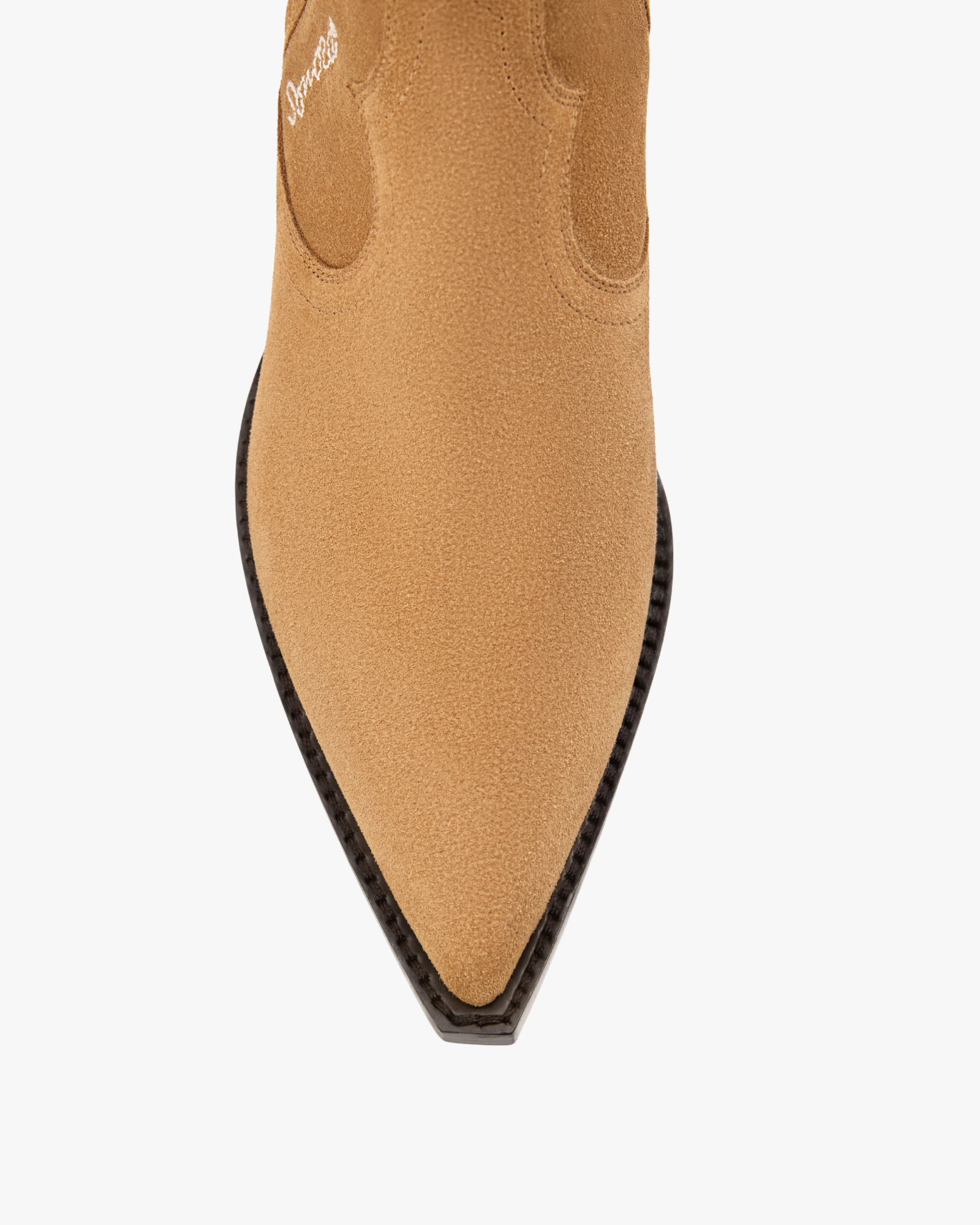 Hernan Ankle Boots In Tobacco Crusted Suede
