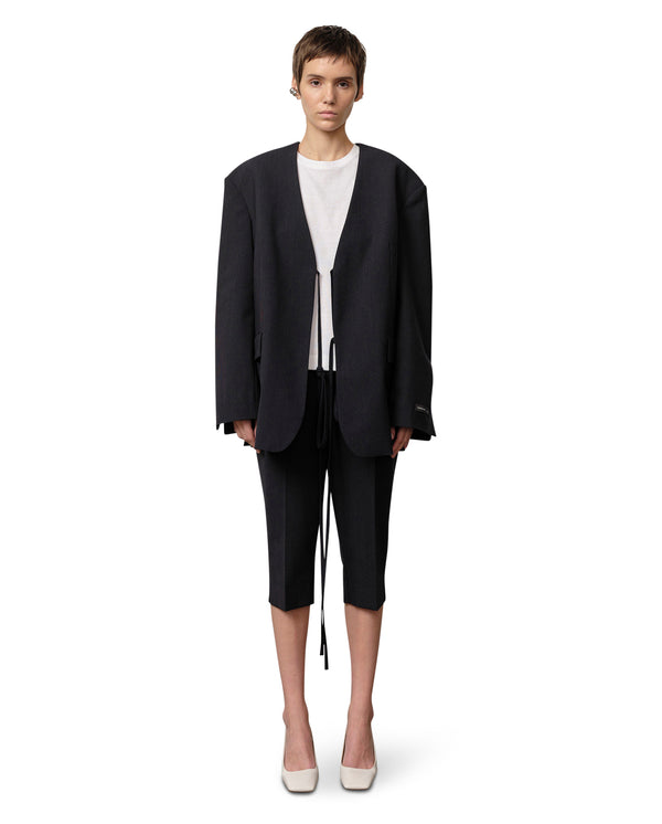 Capri Pants with Small Slit