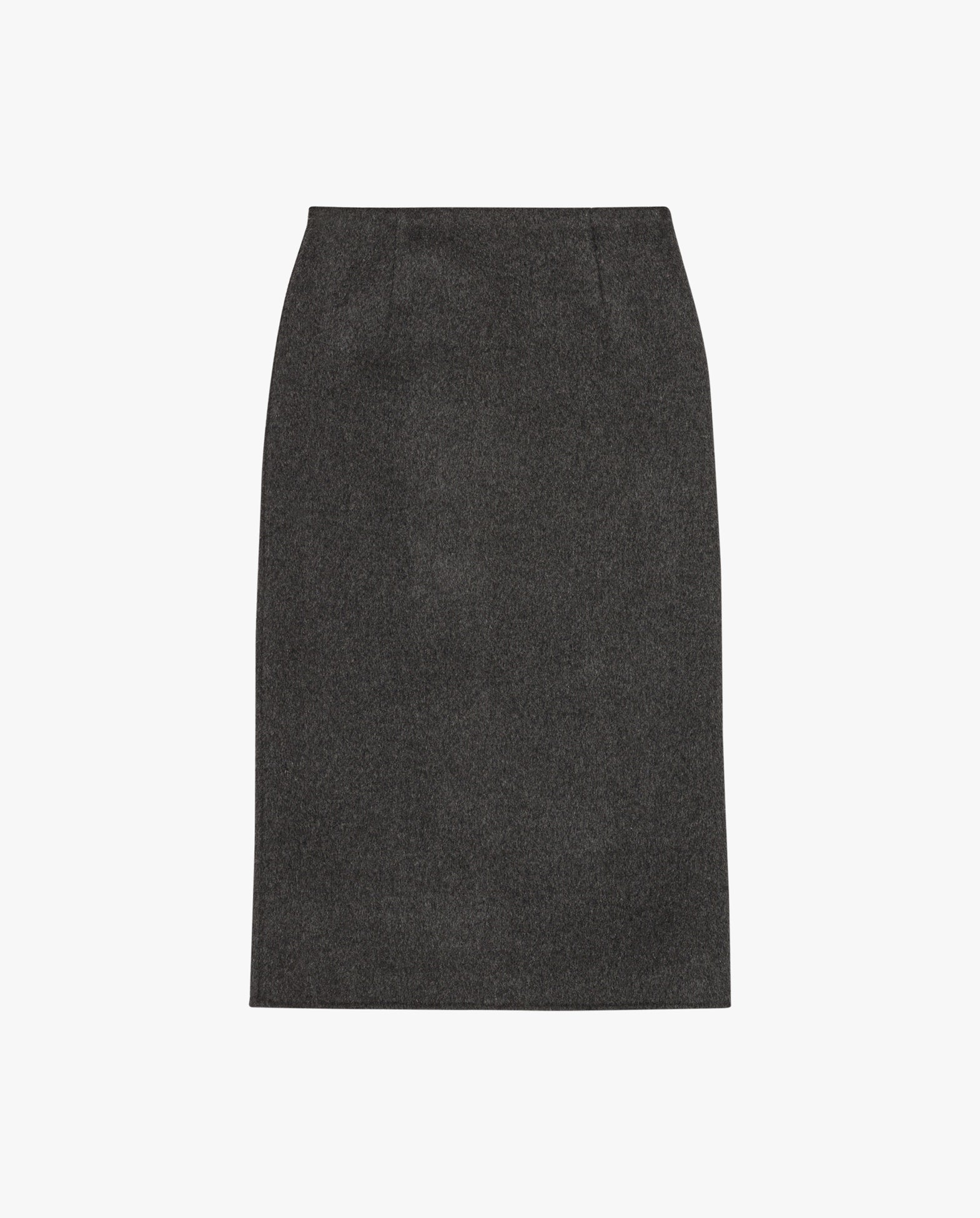 Straight Wool Skirt
