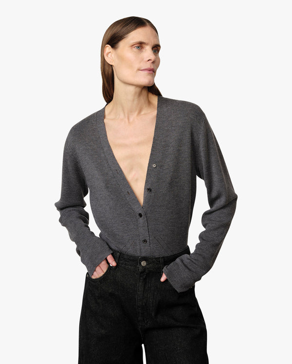 Body con scollo a V profondo