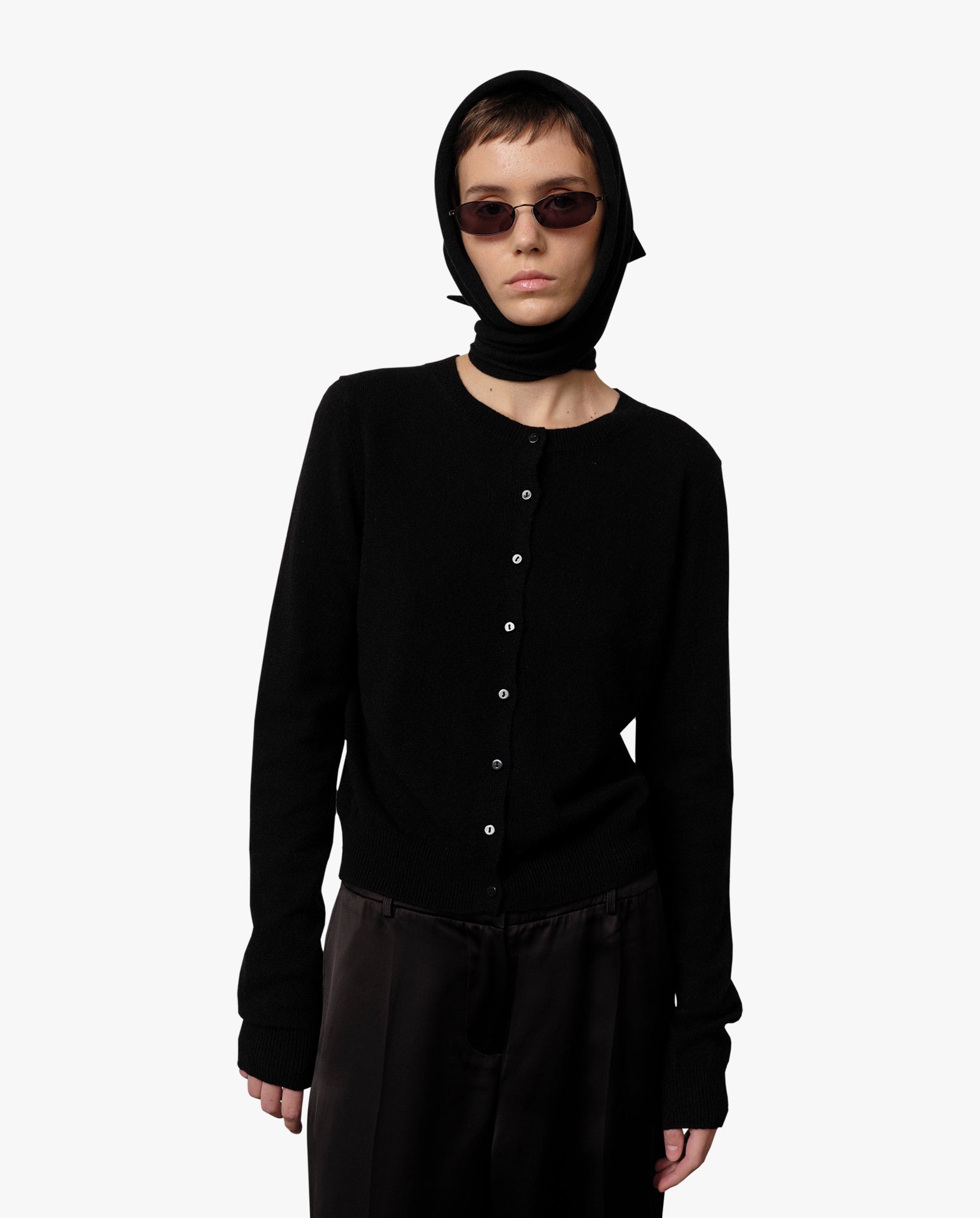 Beau Knit Scarf Black