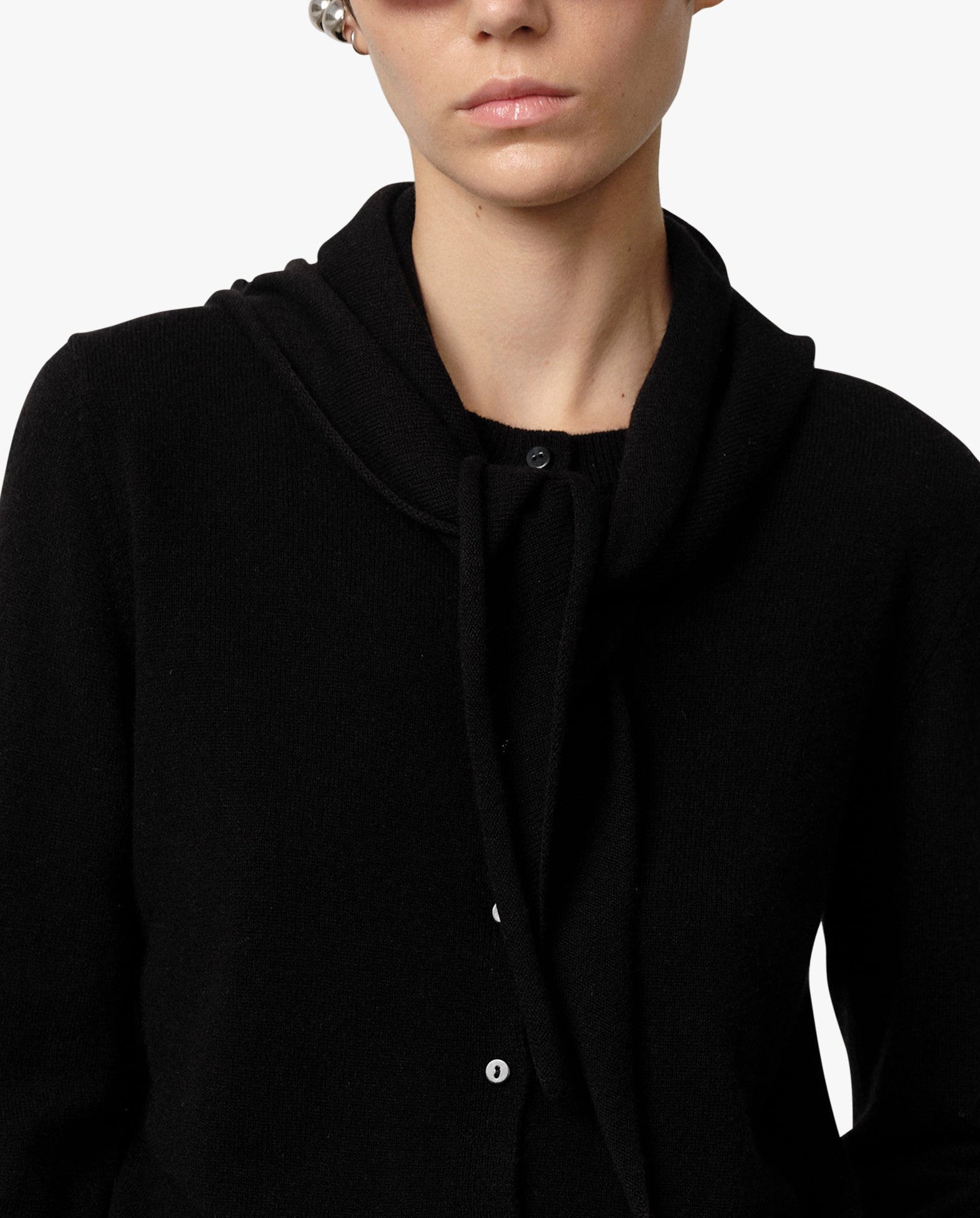 Beau Knit Scarf Black