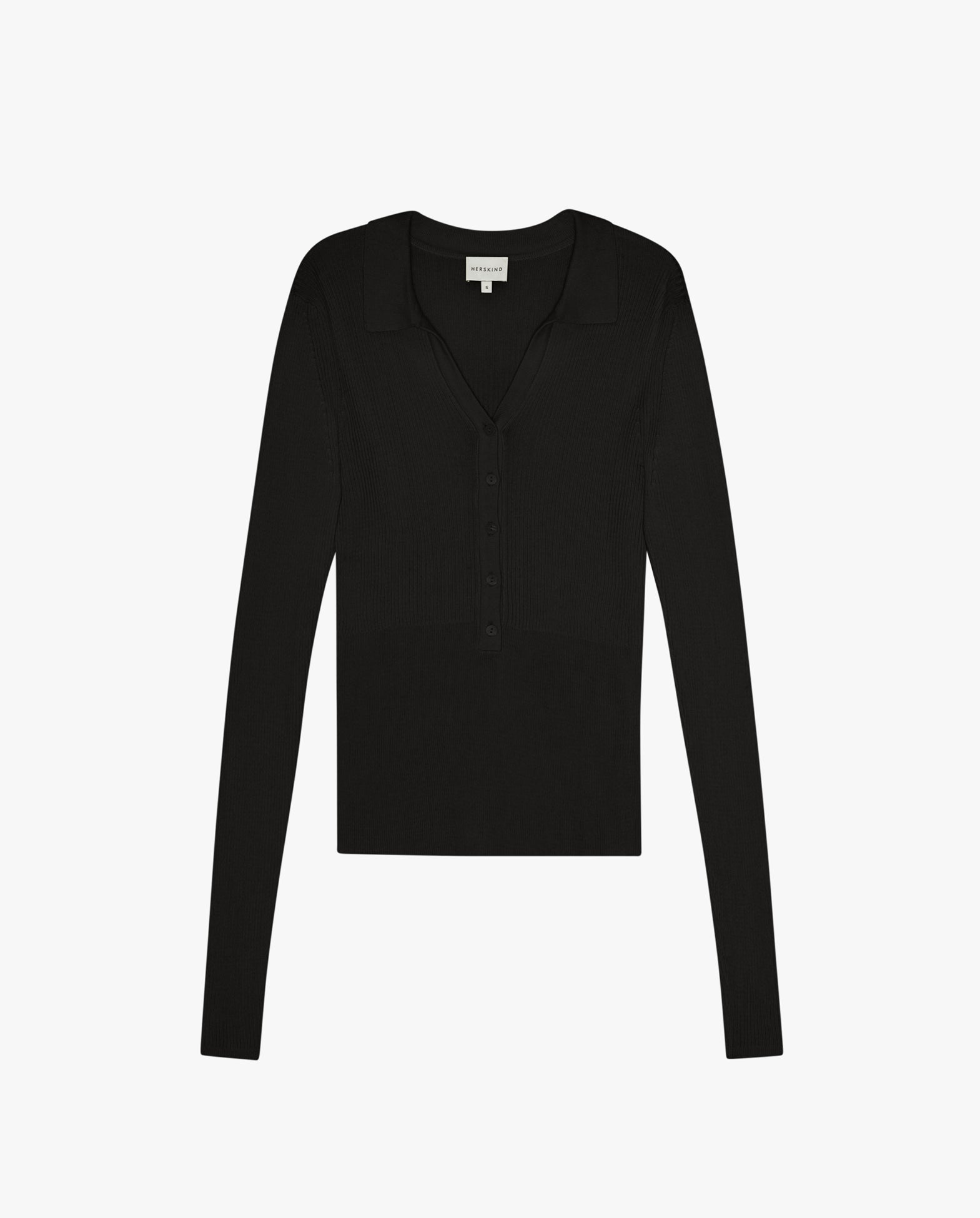 Finn Knit Blouse Black