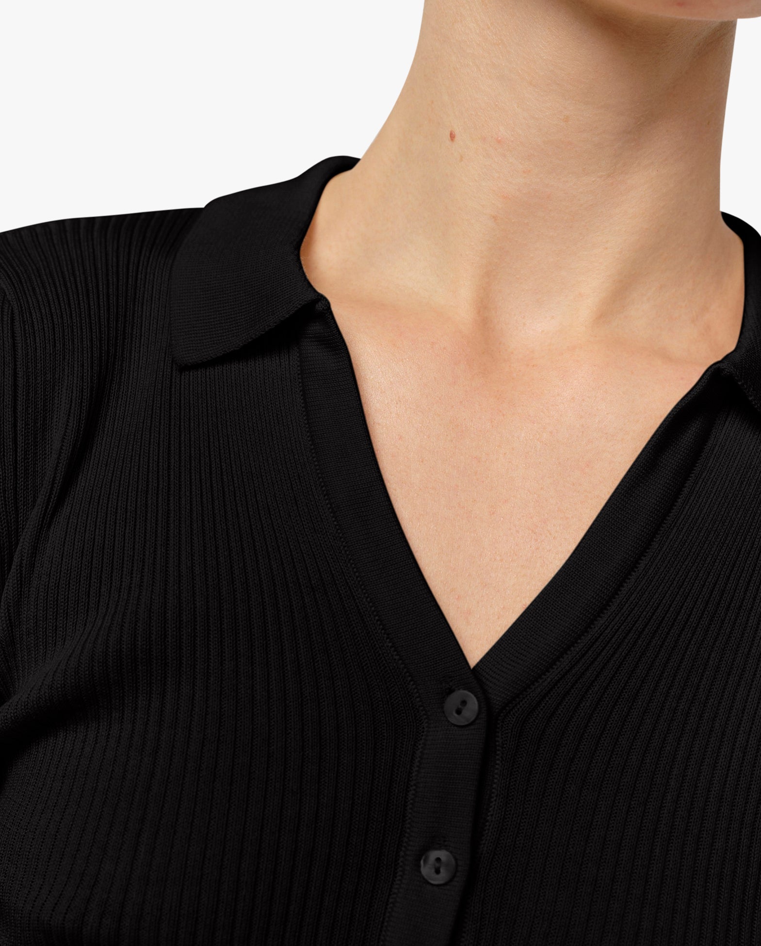 Finn Knit Blouse Black