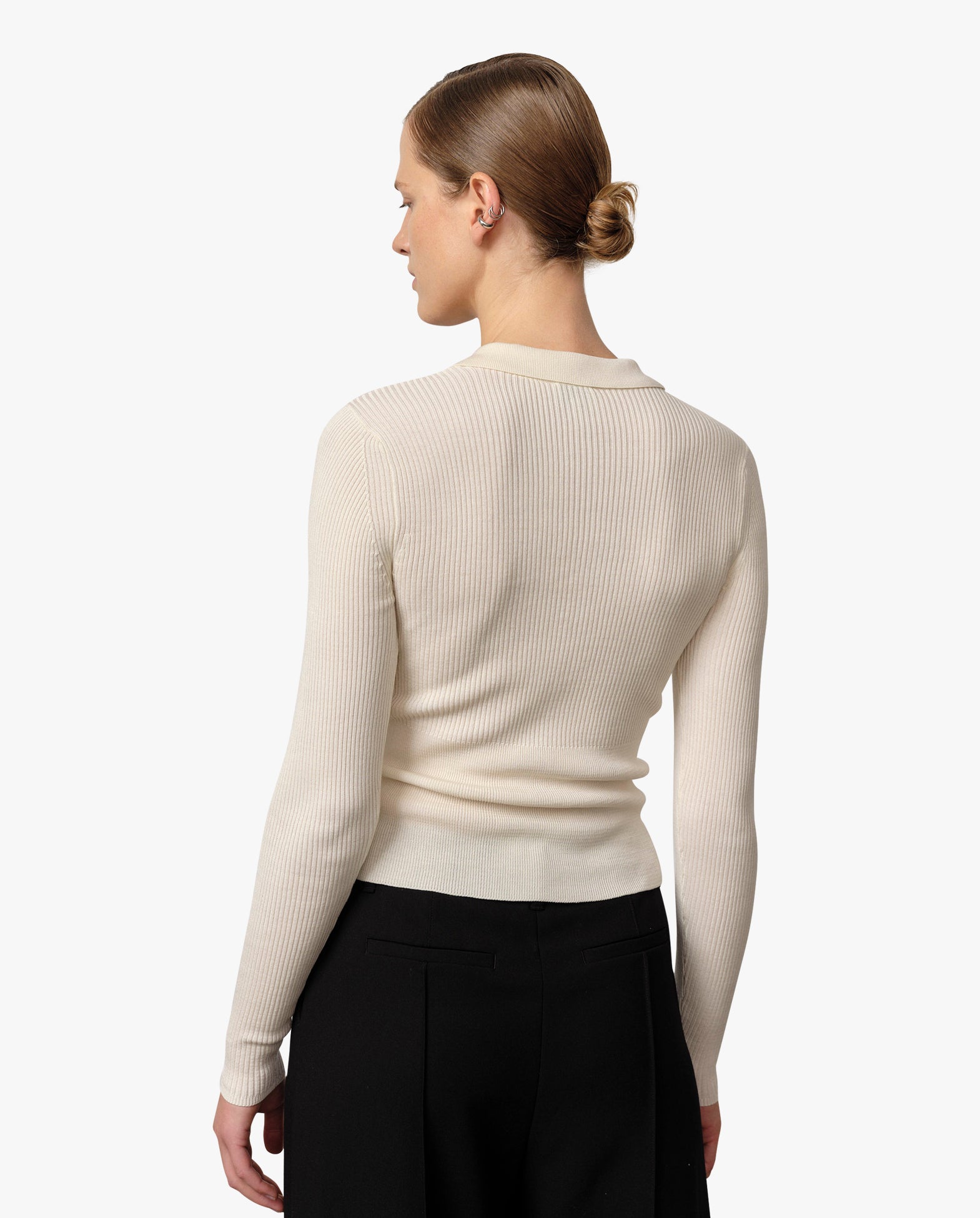 Finn Knit Blouse Off White