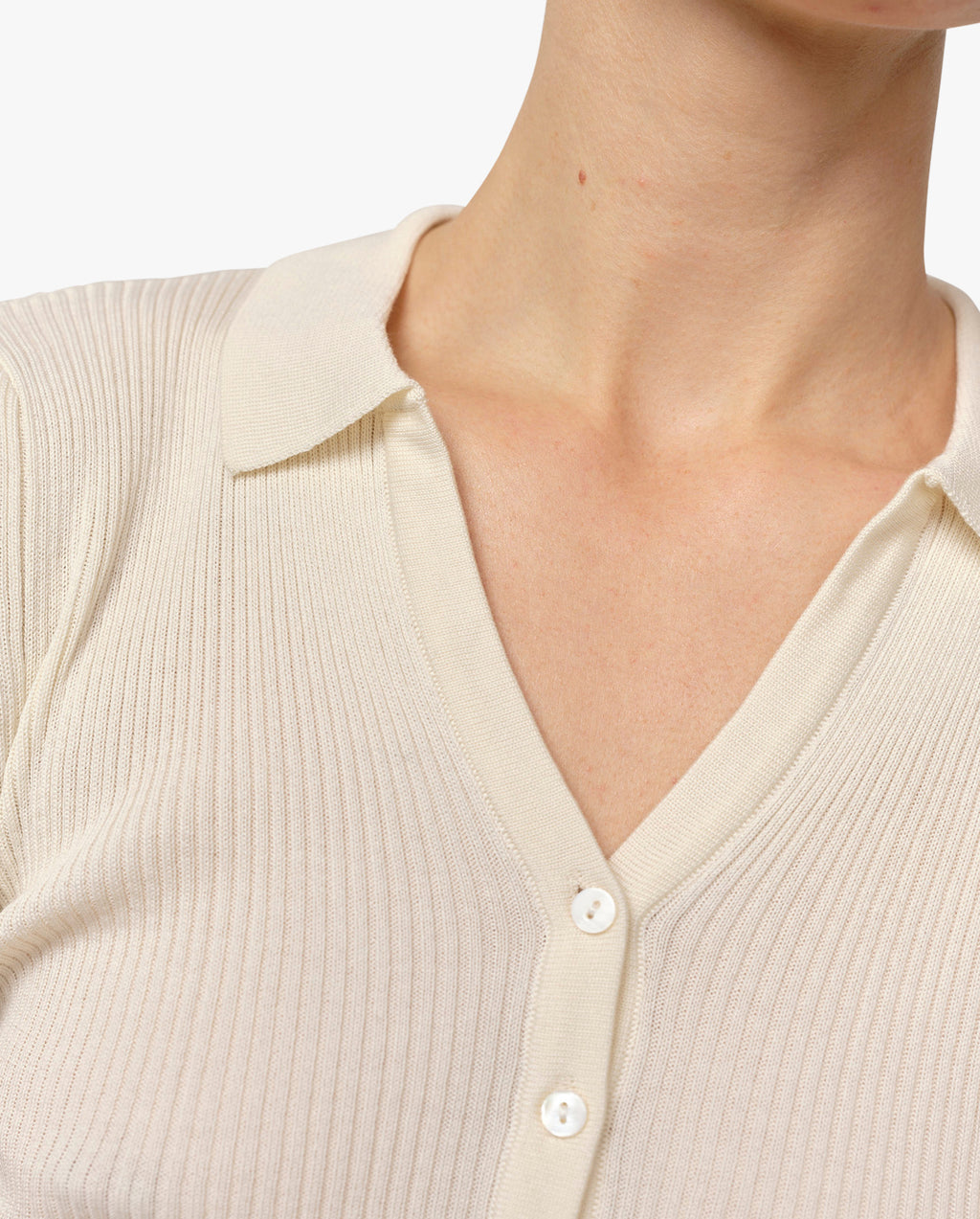 Finn Knit Blouse Off White