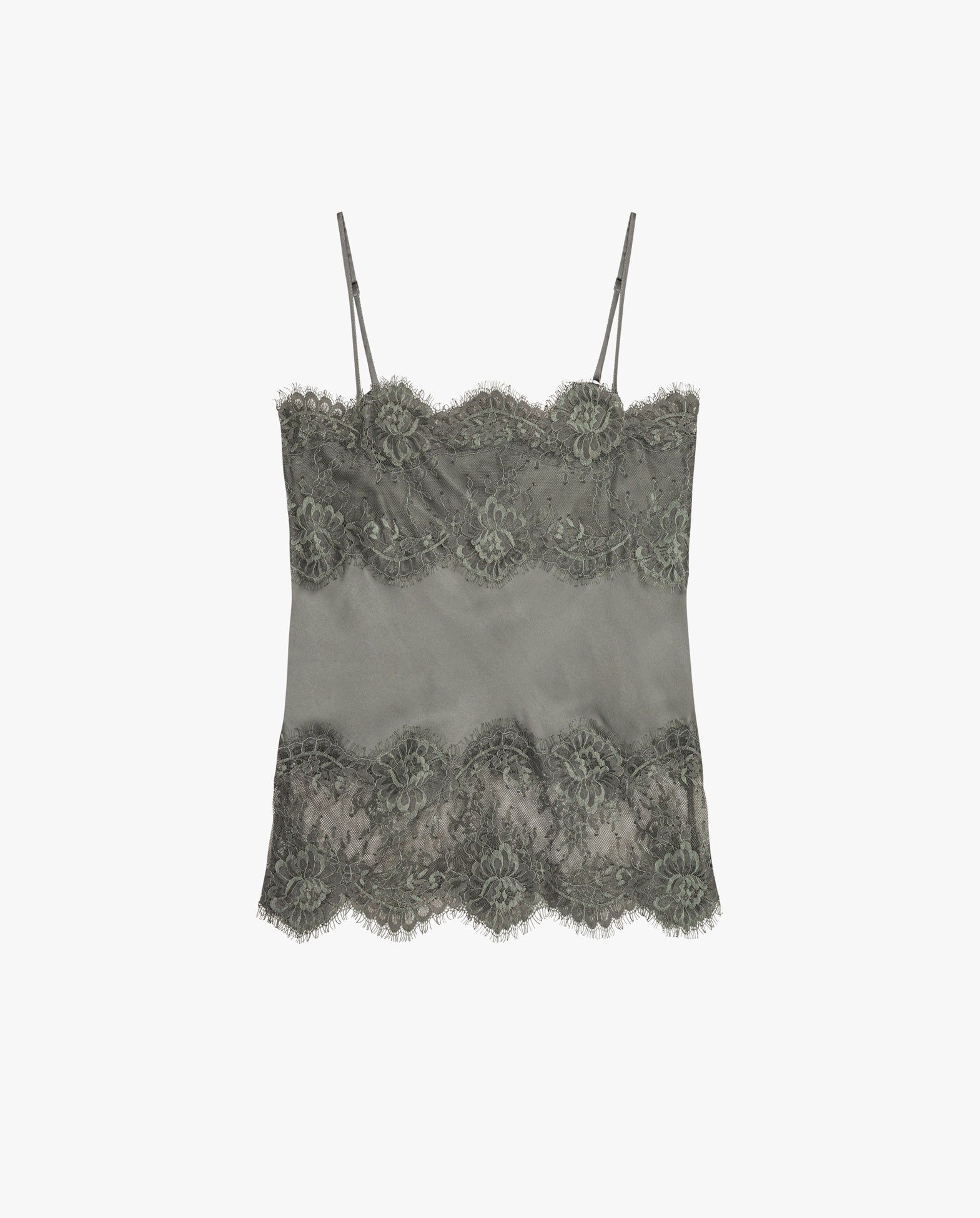 Strap Top with Lace detailing