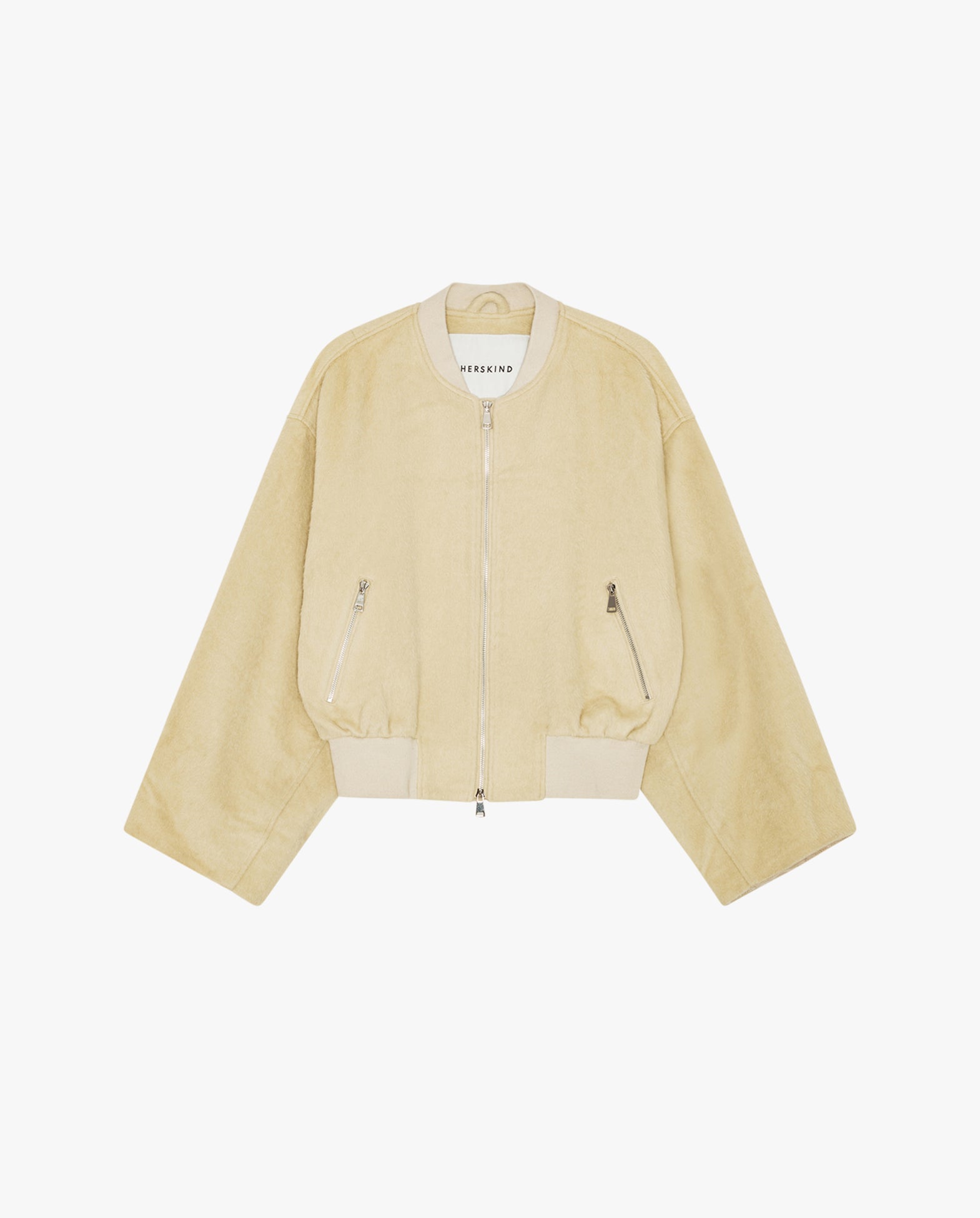 Monica Wool Bomber Jacket
