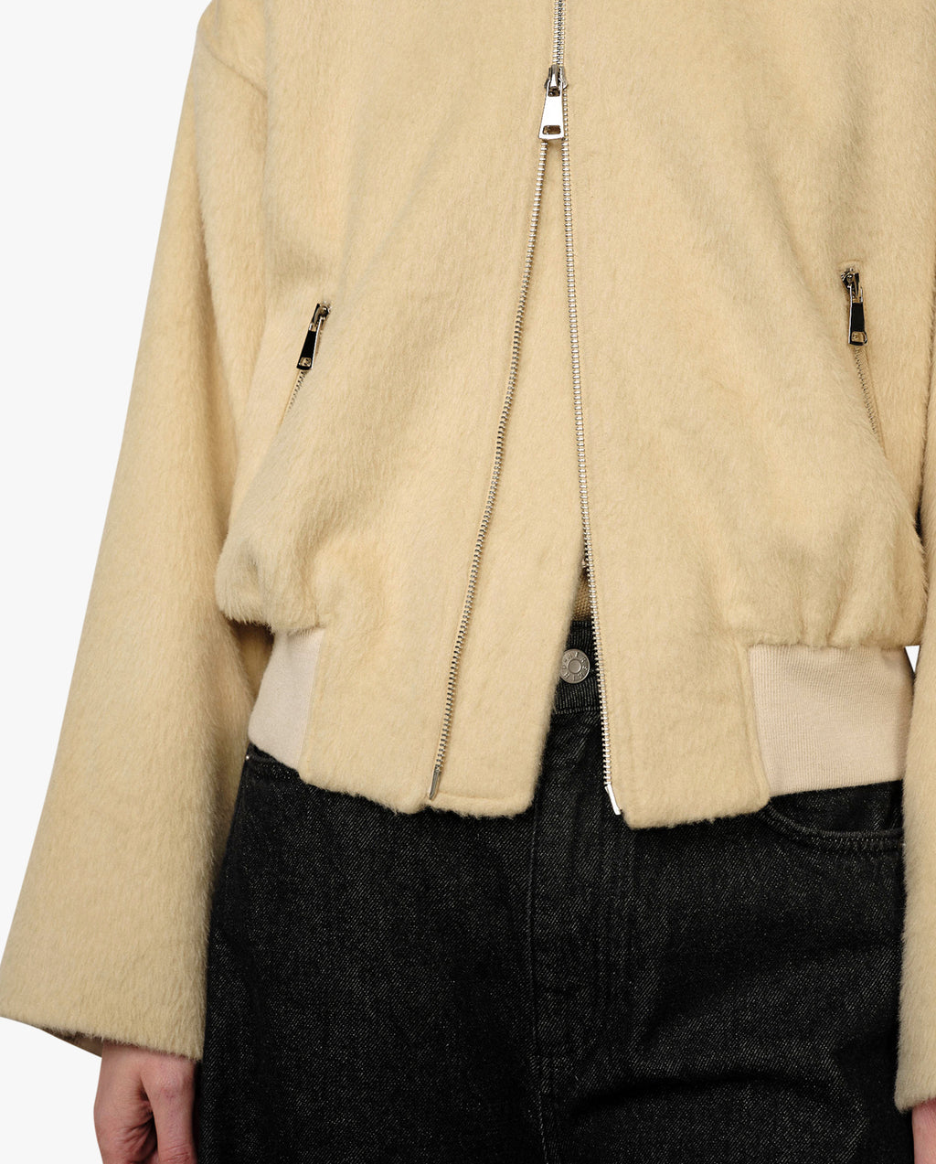 Monica Wool Bomber Jacket