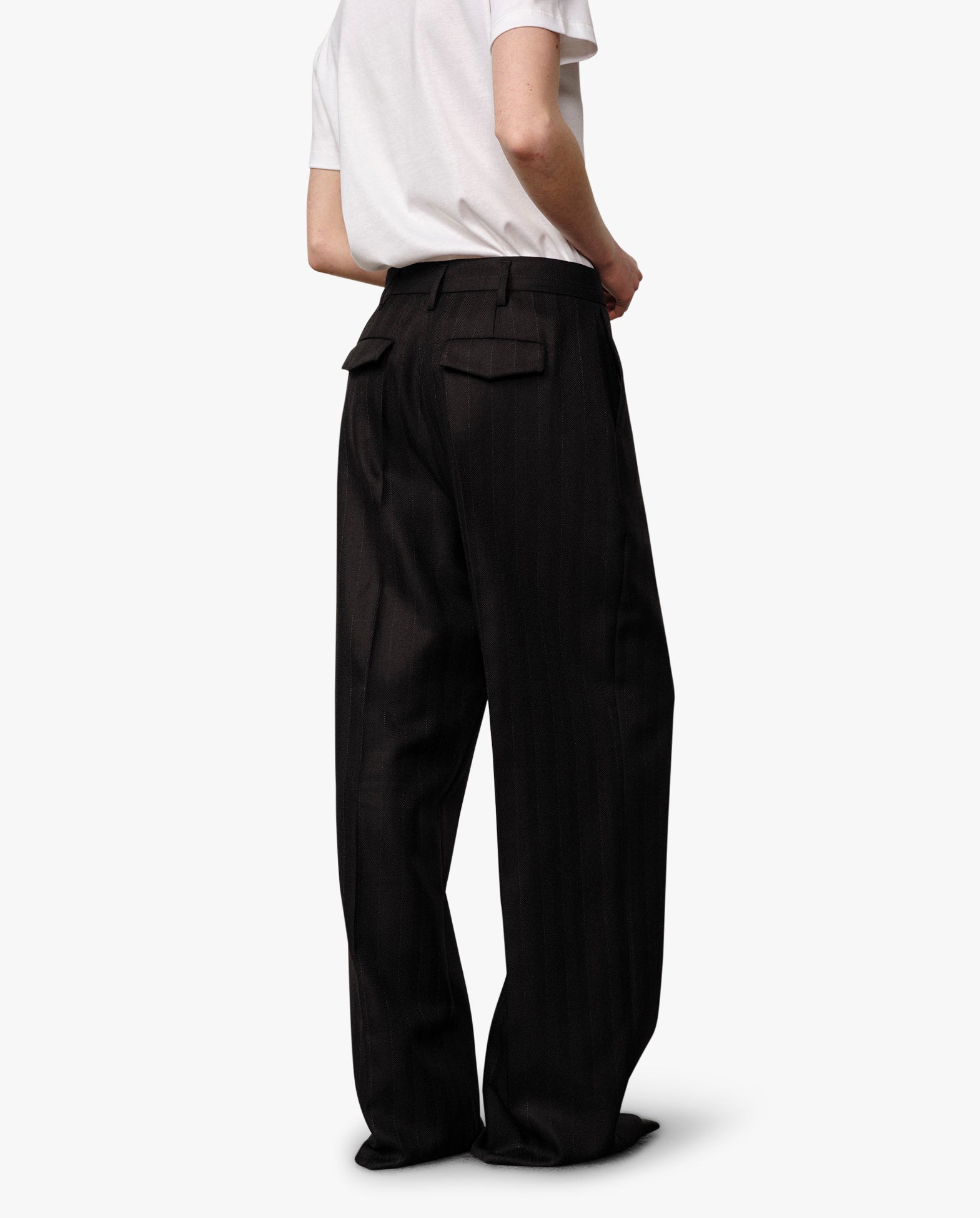 Powel Wool Low Waist Pants