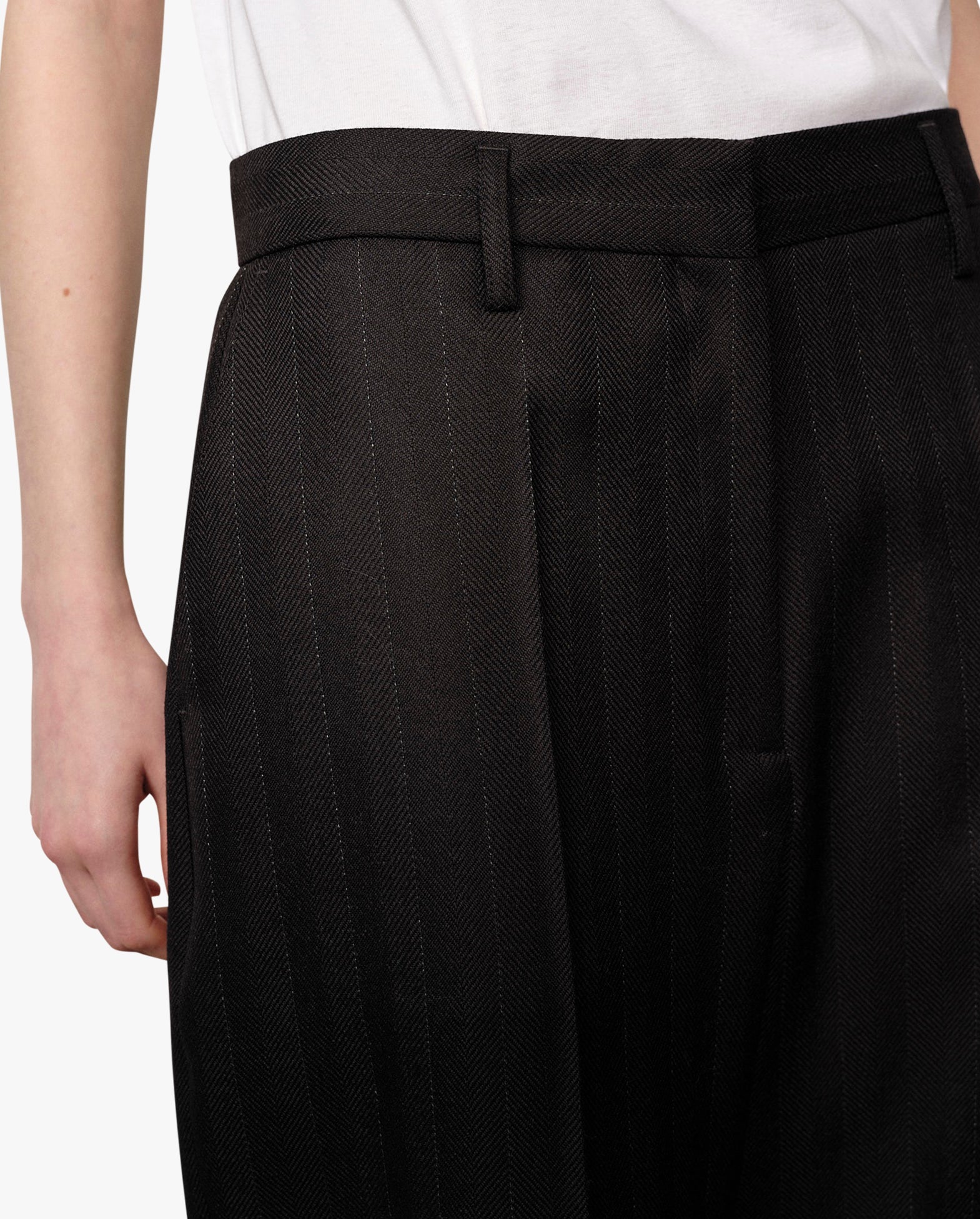 Powel Wool Low Waist Pants